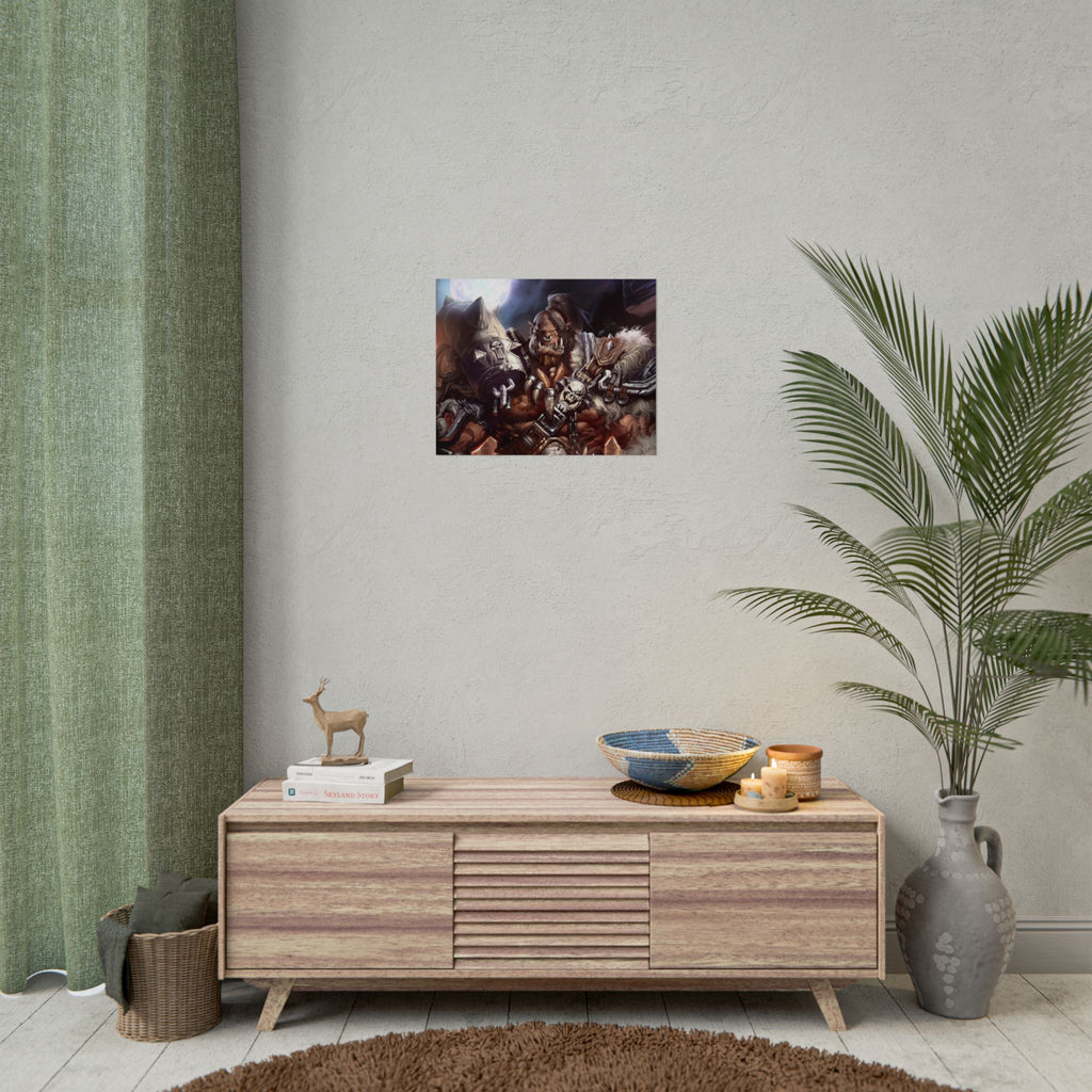 Garrosh Hellscream Fantasy Art Print - World of Warcraft