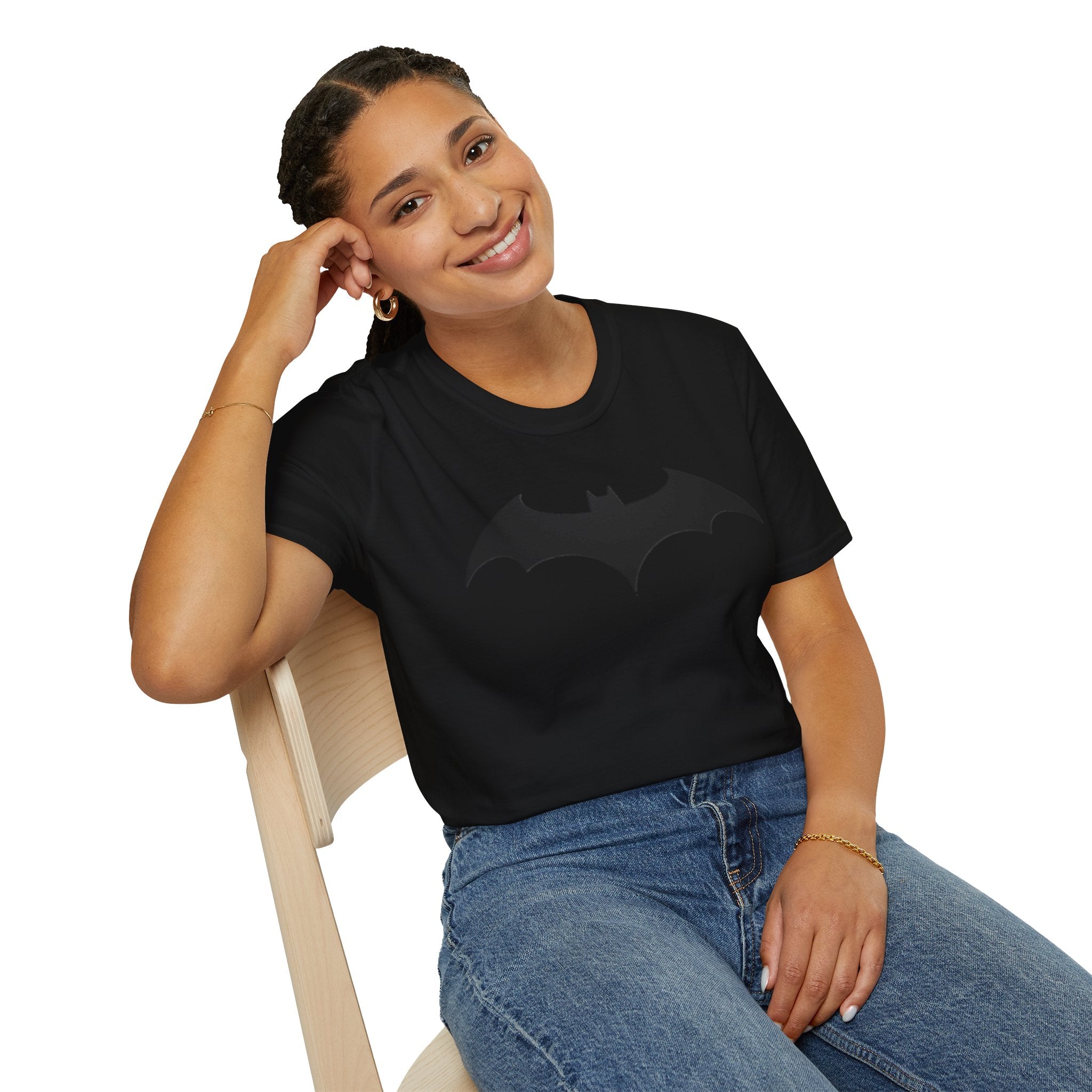 Batman Emblem Logo T-Shirt | Minimal Batman Logo Tee
