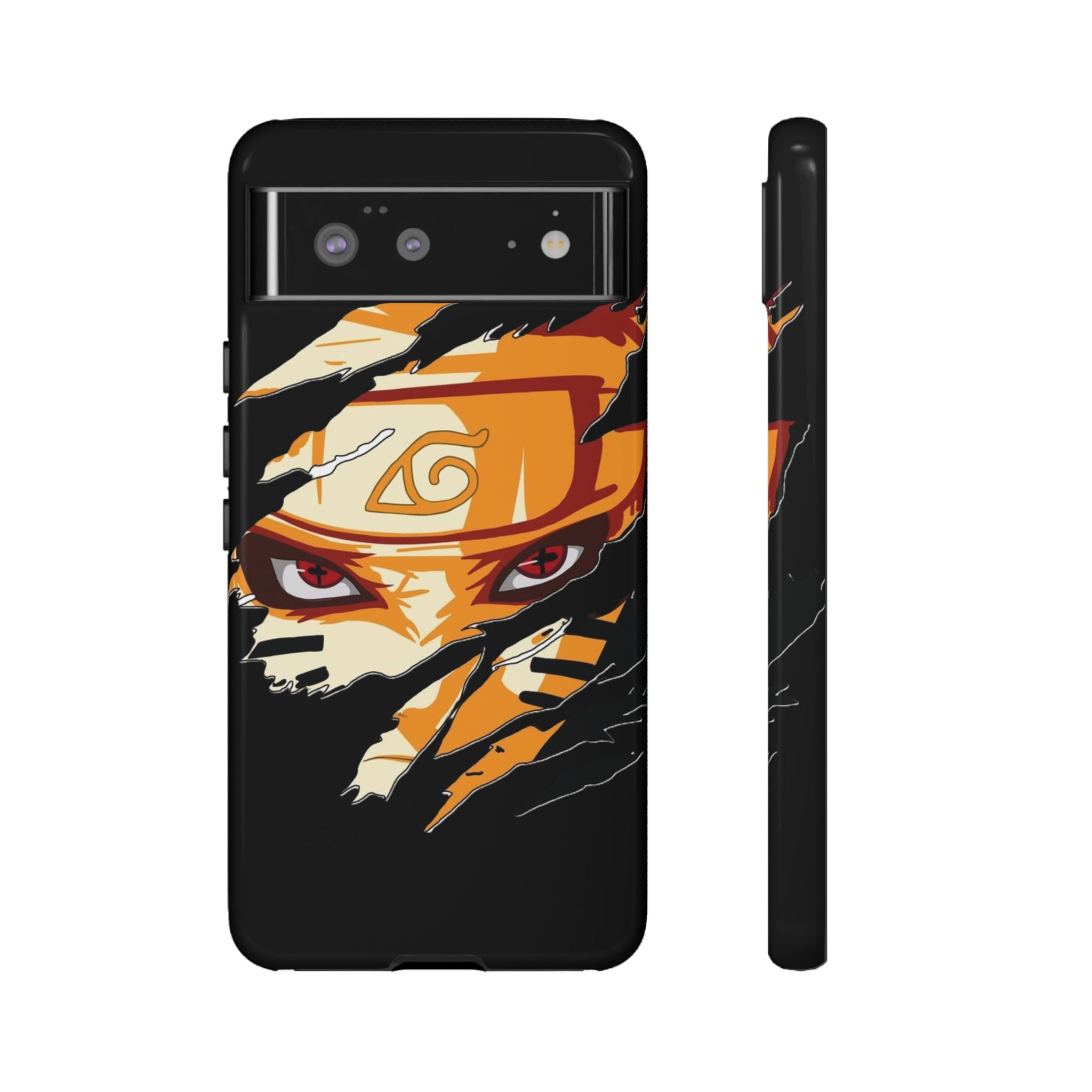 Anime Ninja Phone Case — Intense Shredded Mask Design (Tough Cases)