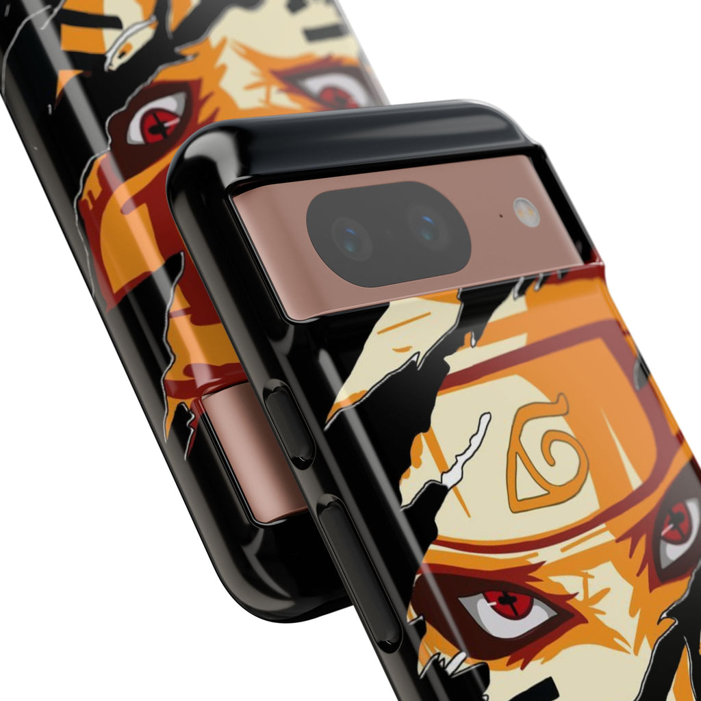 Anime Ninja Phone Case — Intense Shredded Mask Design (Tough Cases)