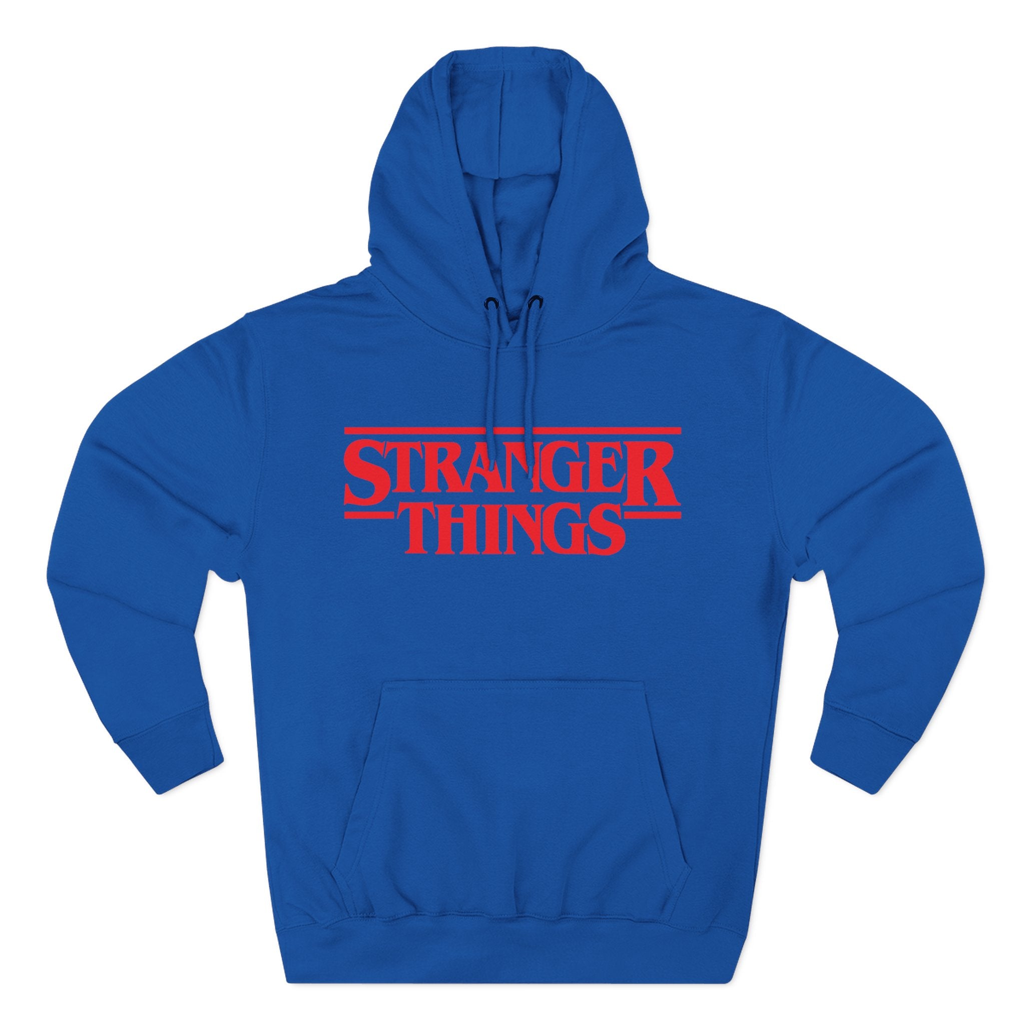 Stranger Things Fleece Hoodie – Retro Outline Logo Pullover