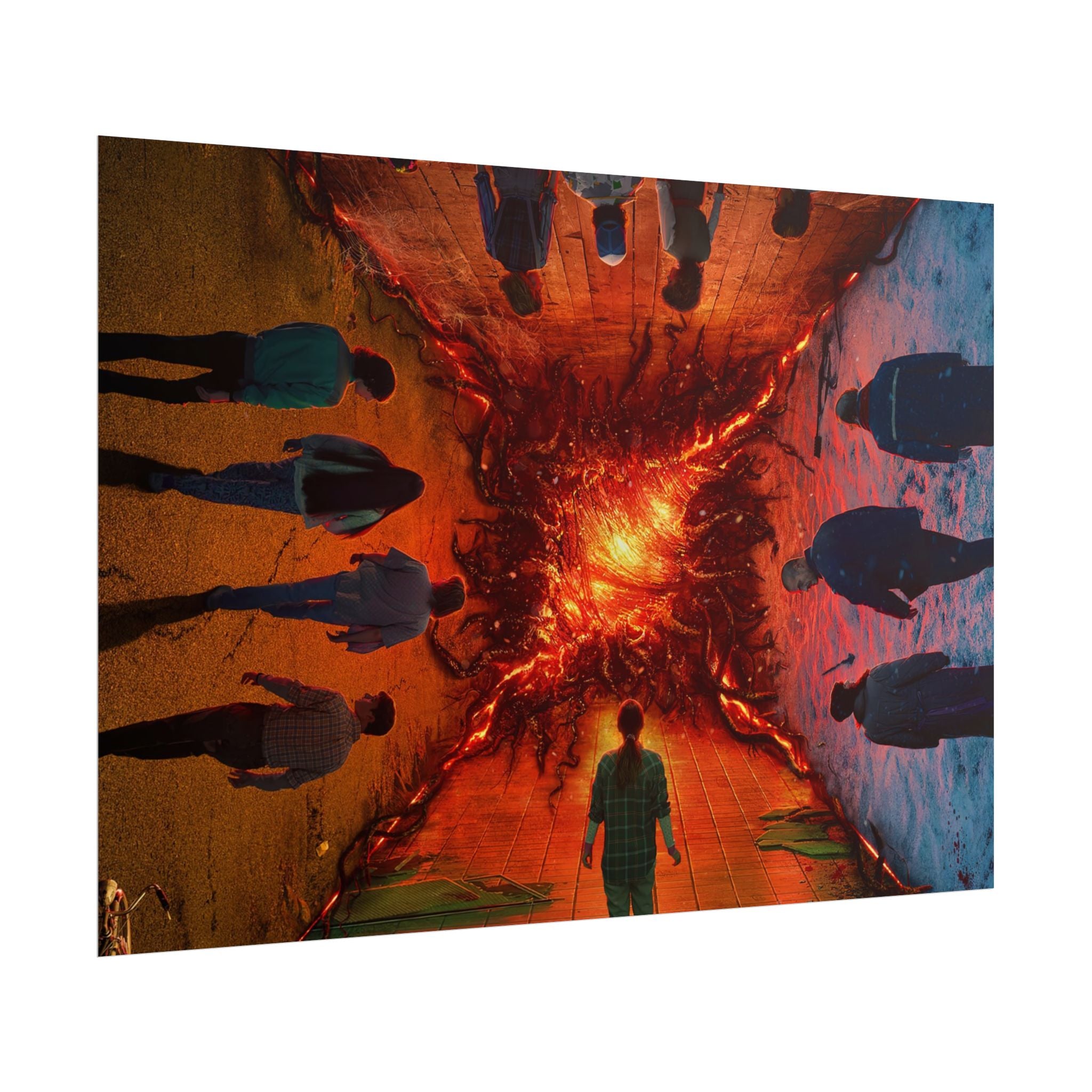 Stranger Things Upside-Down Portal Art Print