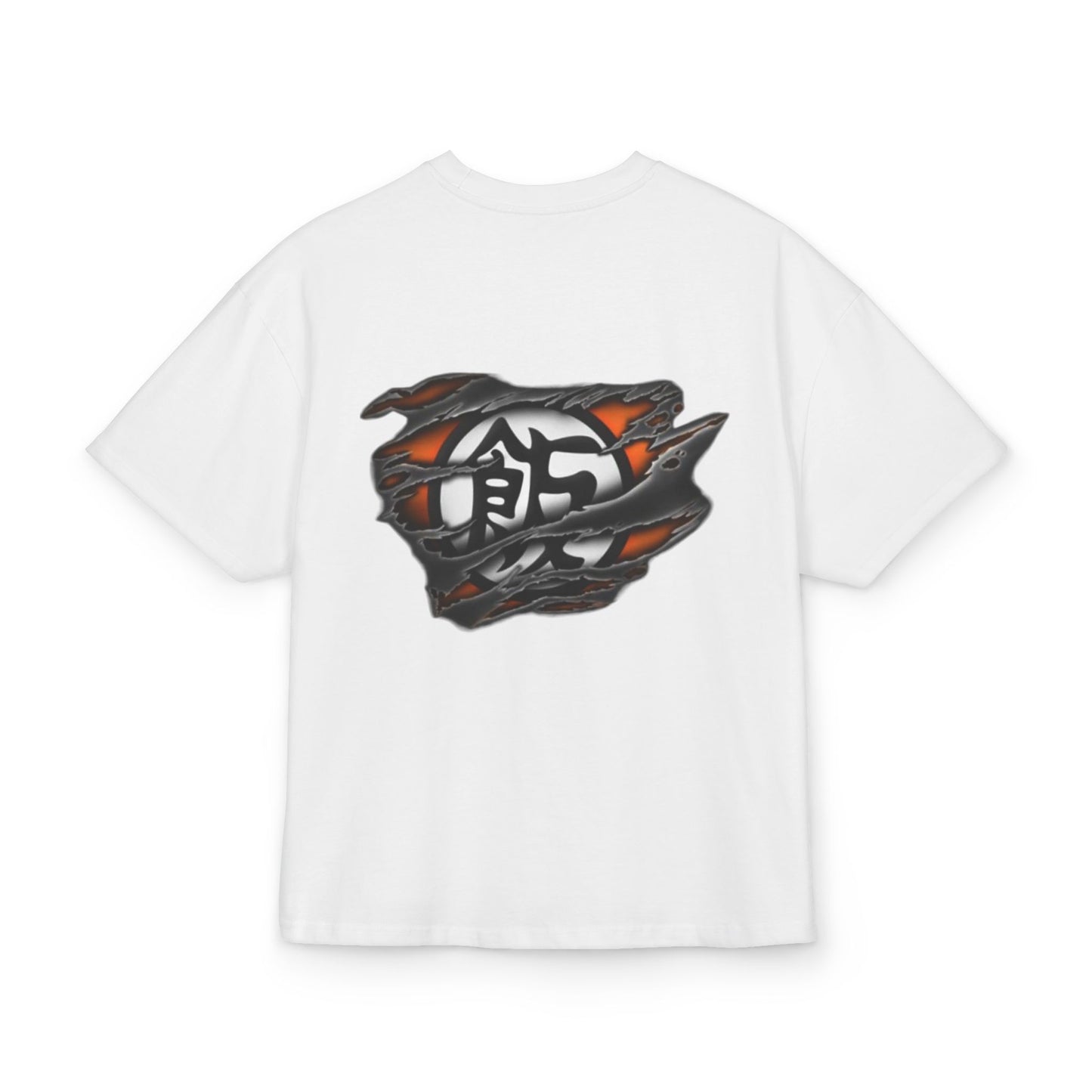 Dragonball Style Oversized T-Shirt – Grafik-T-Shirt aus Baumwolle im Anime-Stil