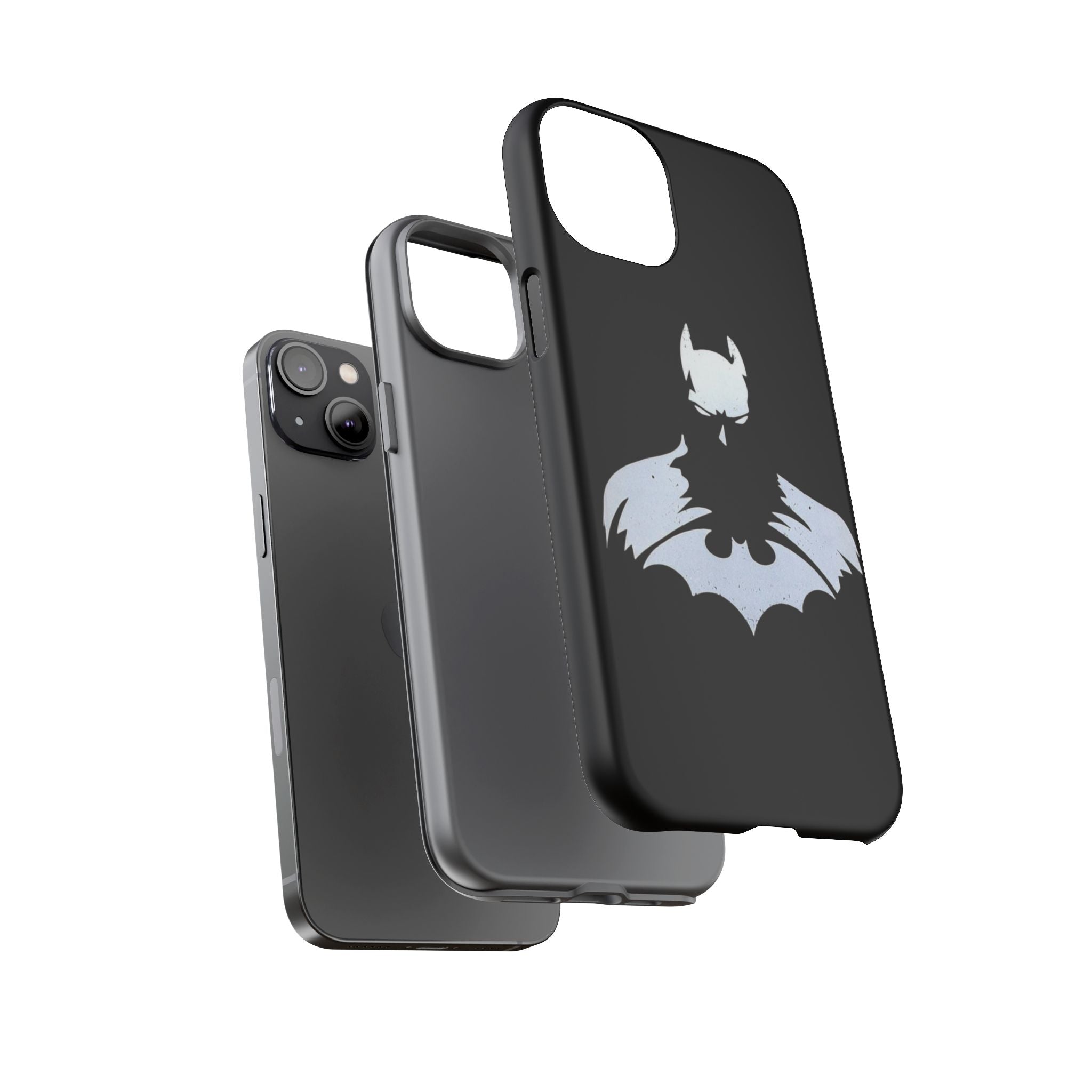 Batman Silhouette Tough Phone Case — Dark Knight Black Protective Cover