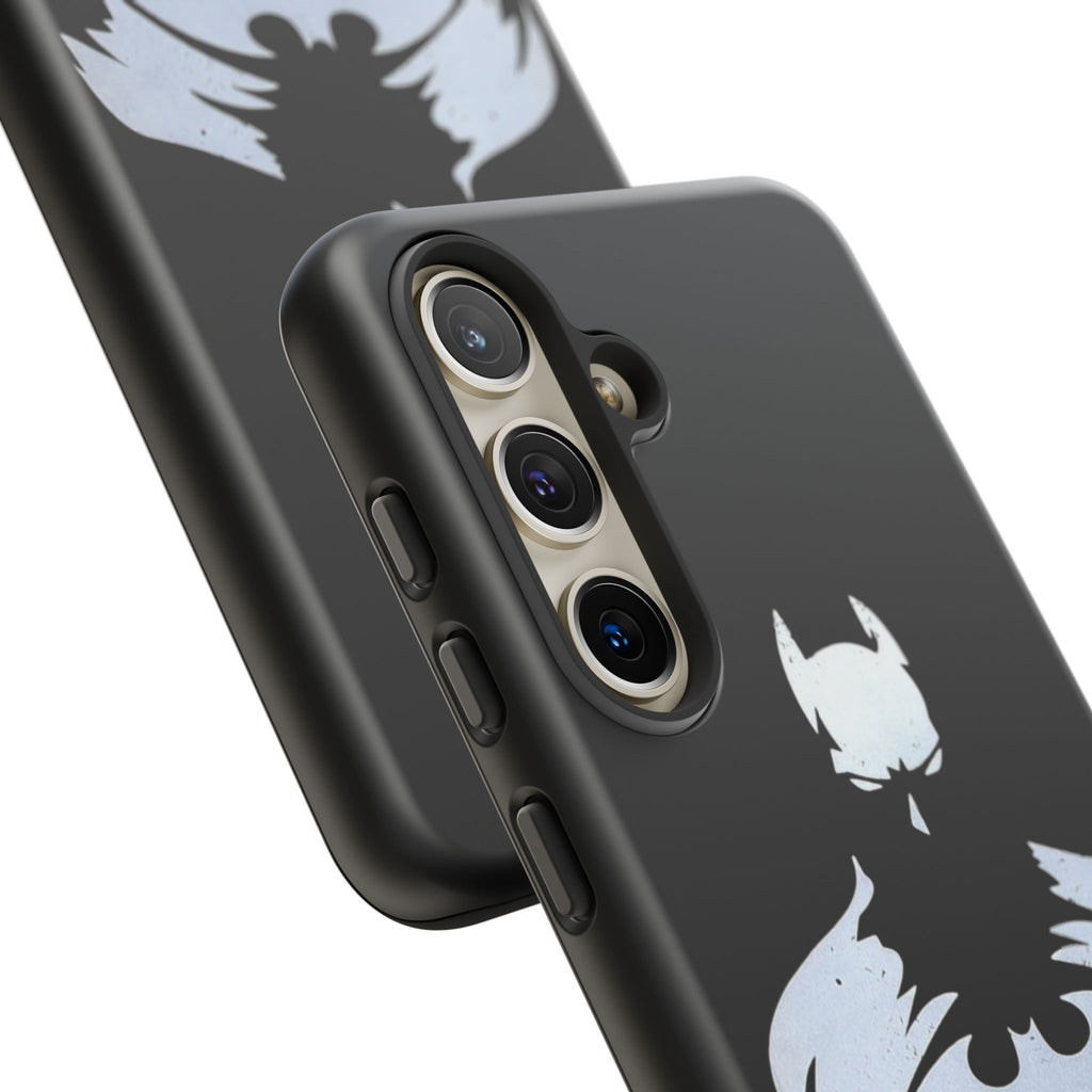 Batman Silhouette Tough Phone Case — Dark Knight Black Protective Cover