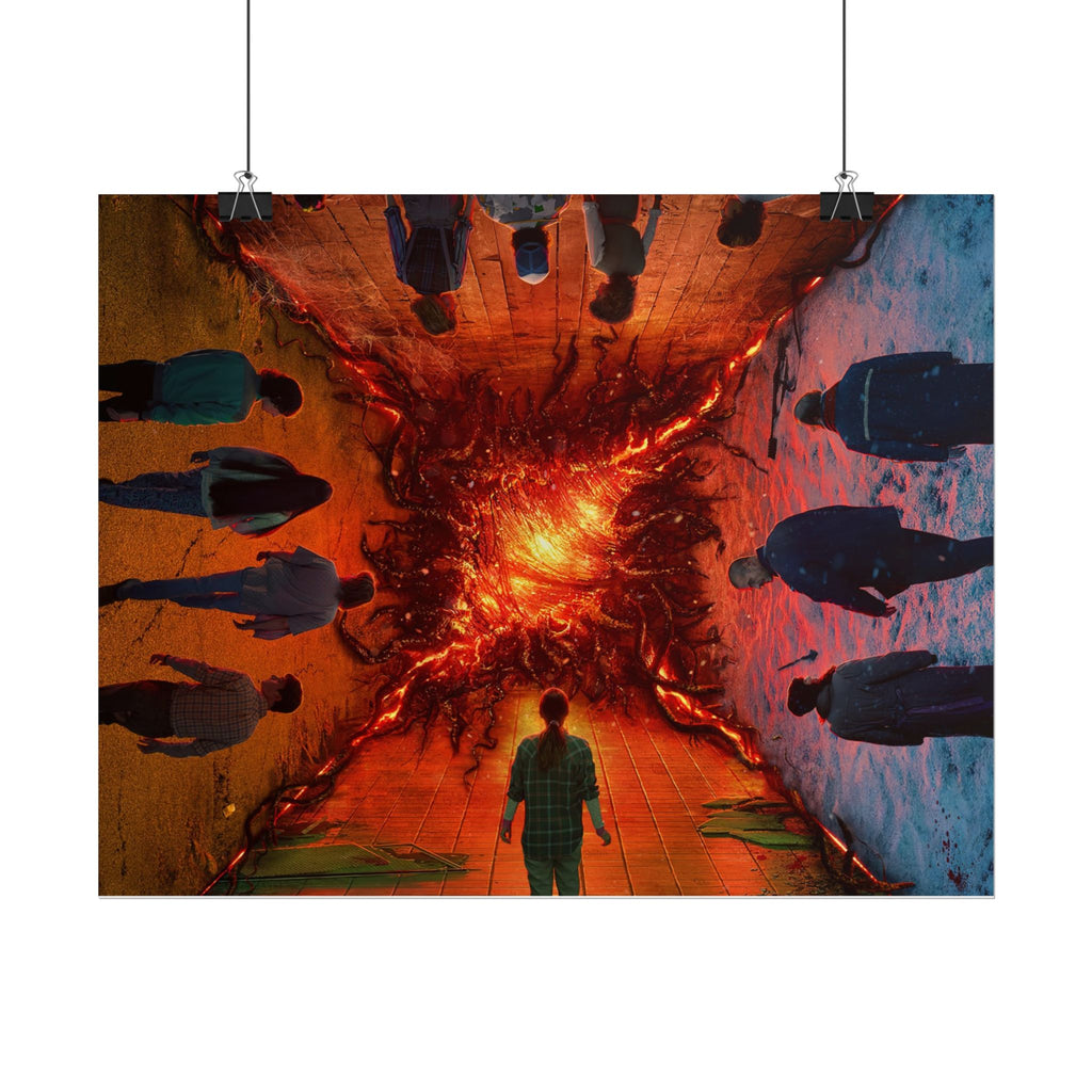 Stranger Things Upside-Down Portal Art Print
