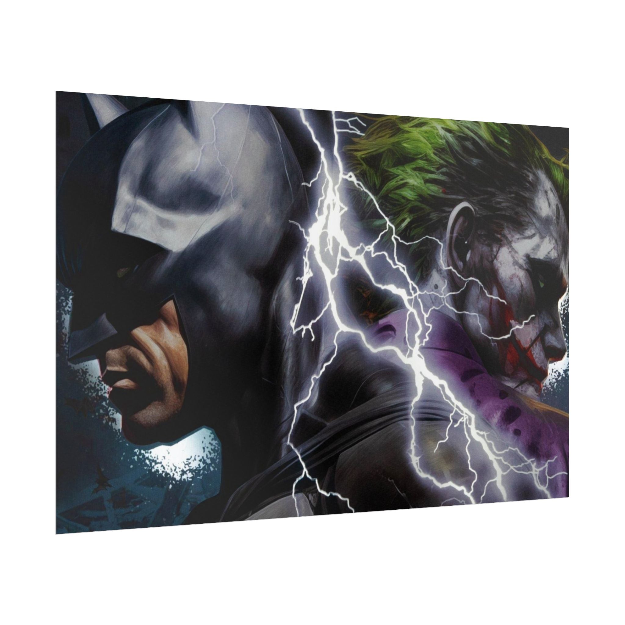 Batman vs Joker Lightning Poster