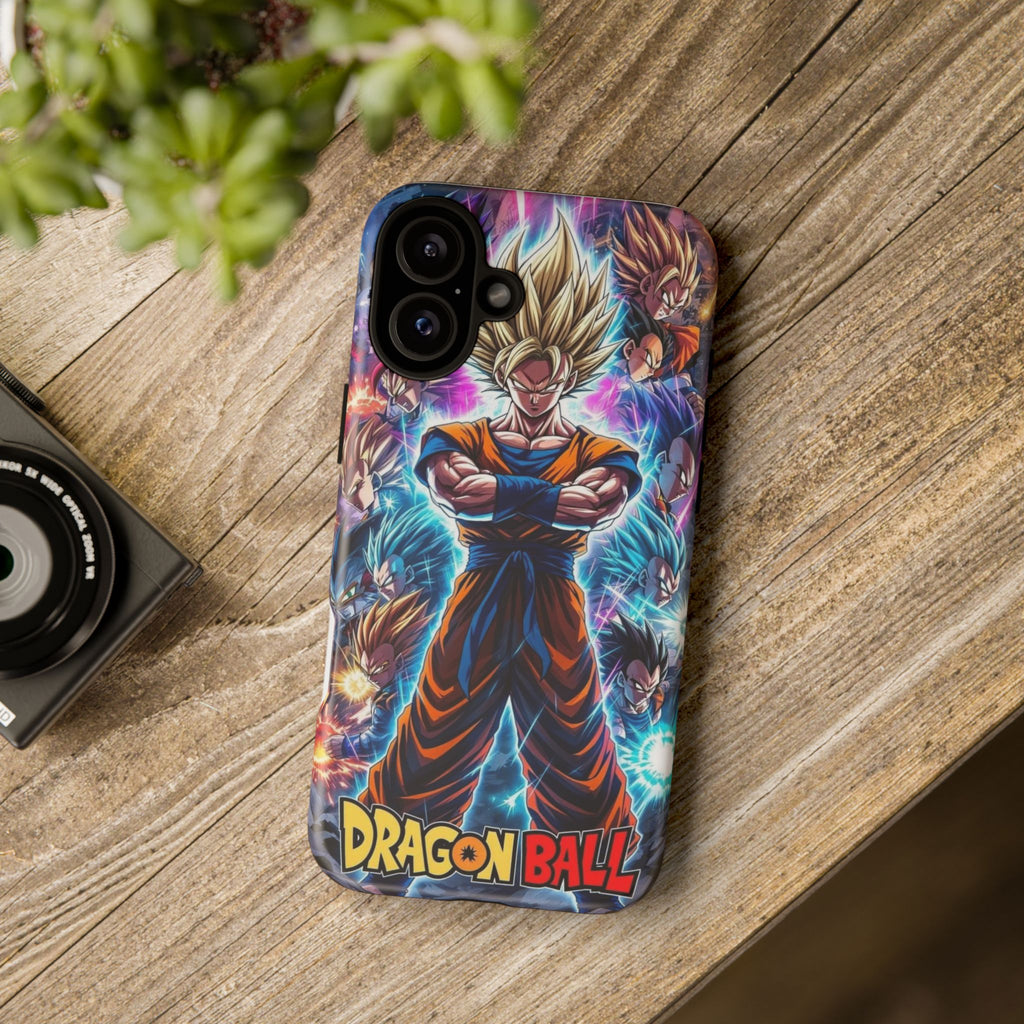 Dragon Ball Super Saiyan Phone Case — Goku Anime Tough Case