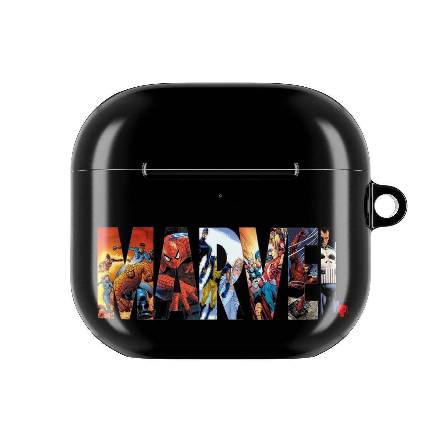 AirPod Hülle – Marvel Comic Logo Schutzhülle