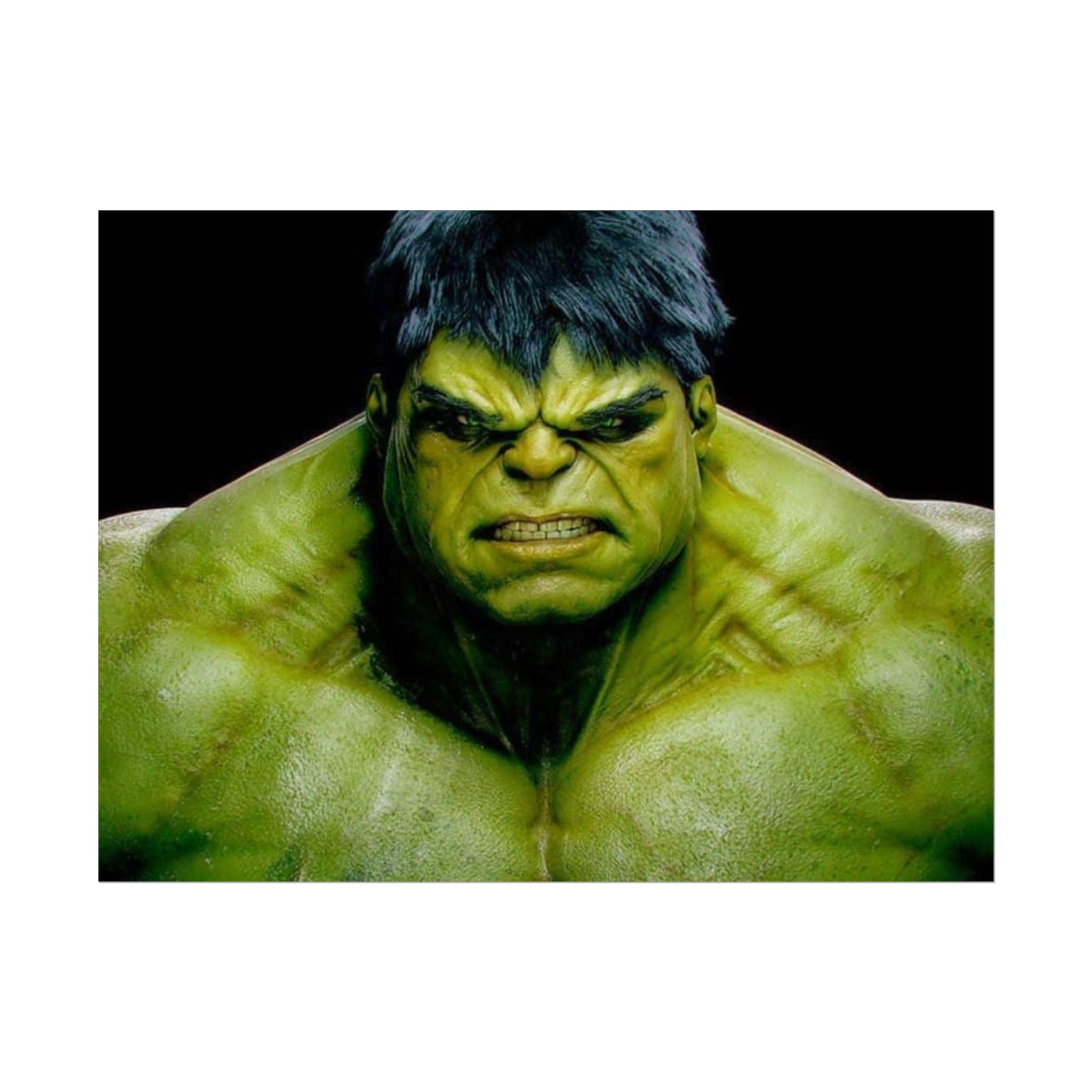 Hulk Lightning Poster — Marvel Vibrant Superhero Wall Art (Rolled Poster)