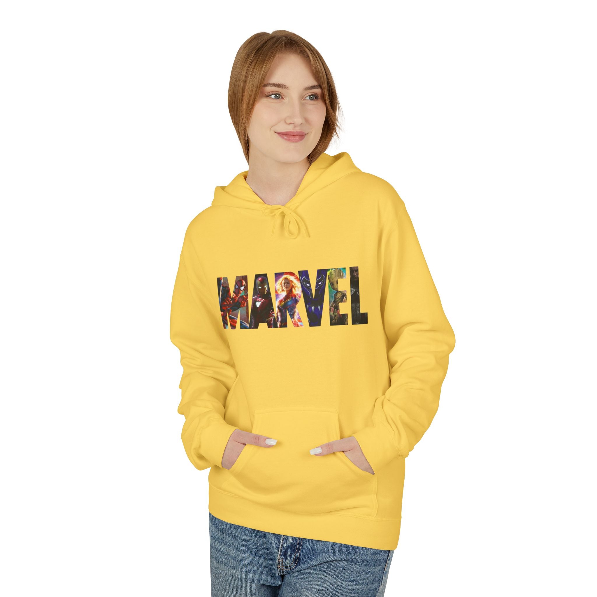 Marvel Logo Hoodie — Graphic Superhero Pullover