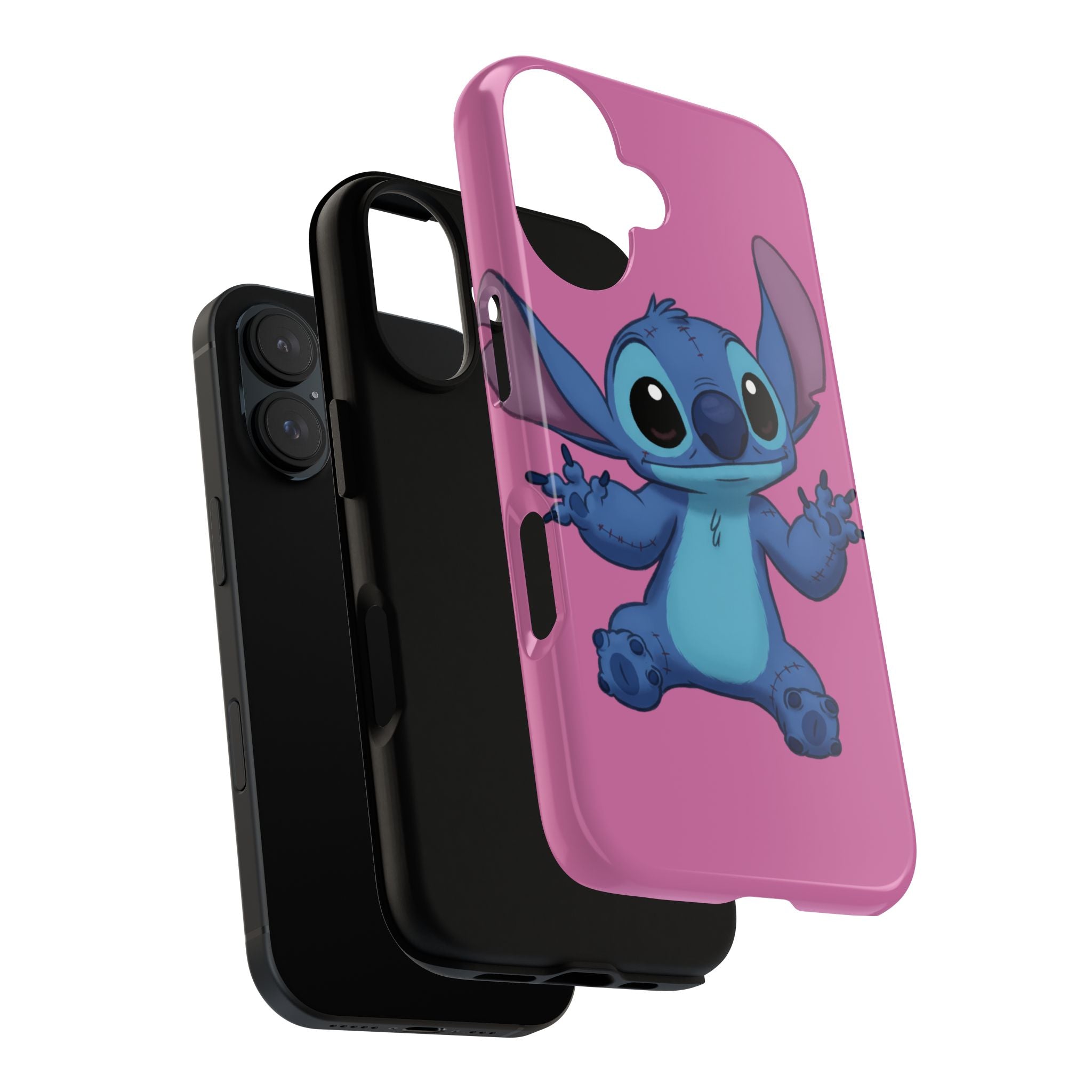 Cute Stitch Phone Case | Tough Cases for Disney Fans, Gift for Kids, Cartoon Lover, Pink Aesthetic, Durable & Stylish