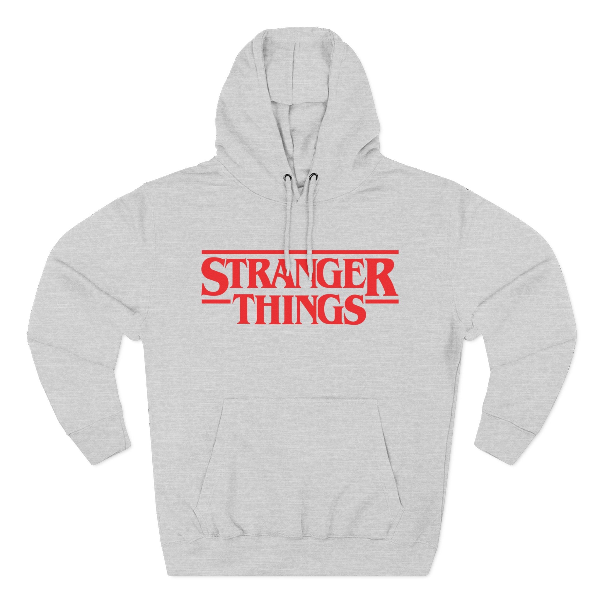 Stranger Things Fleece Hoodie – Retro Outline Logo Pullover