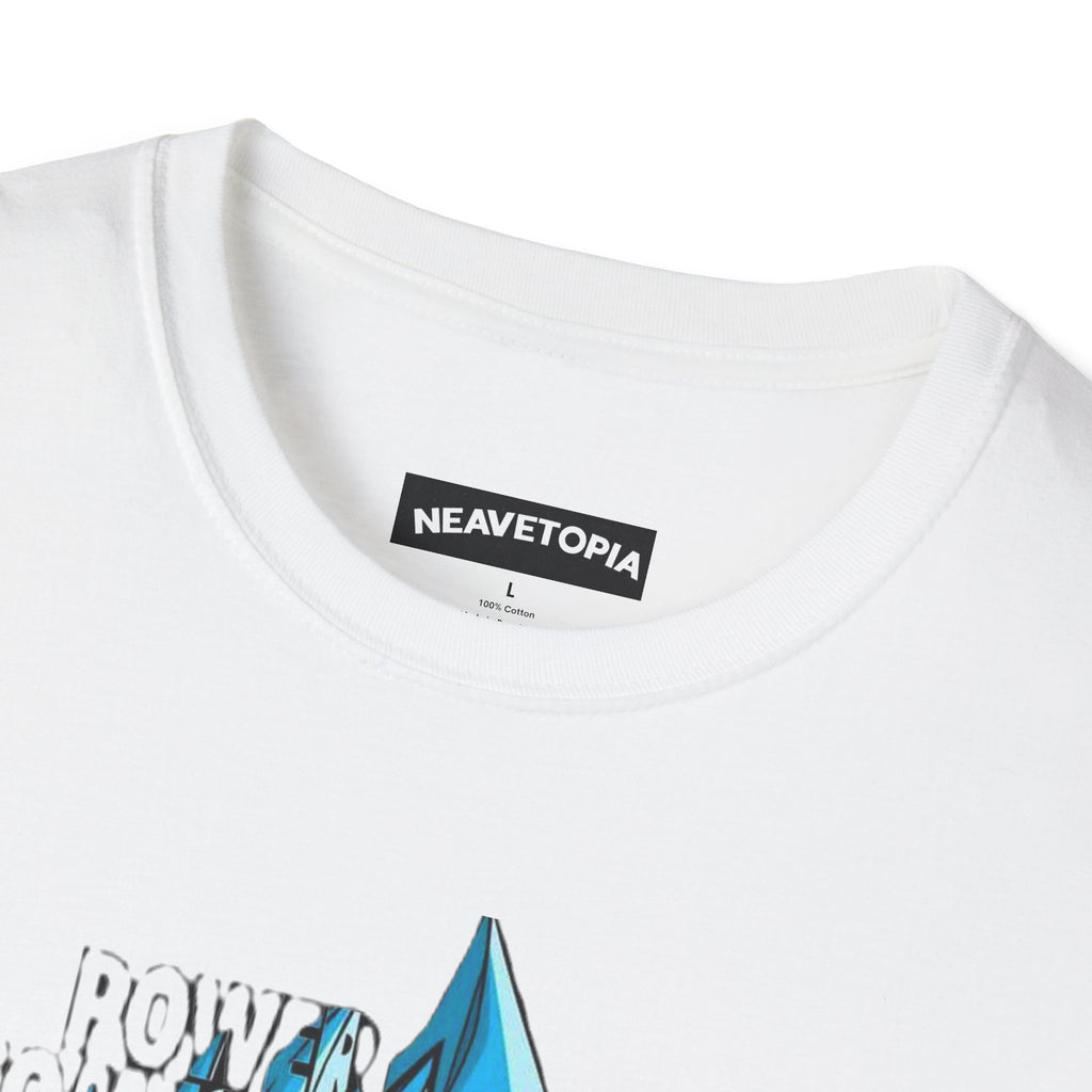 T-Shirt — Blue Super Saiyan Split Face Graphic Quote - Limited Edition