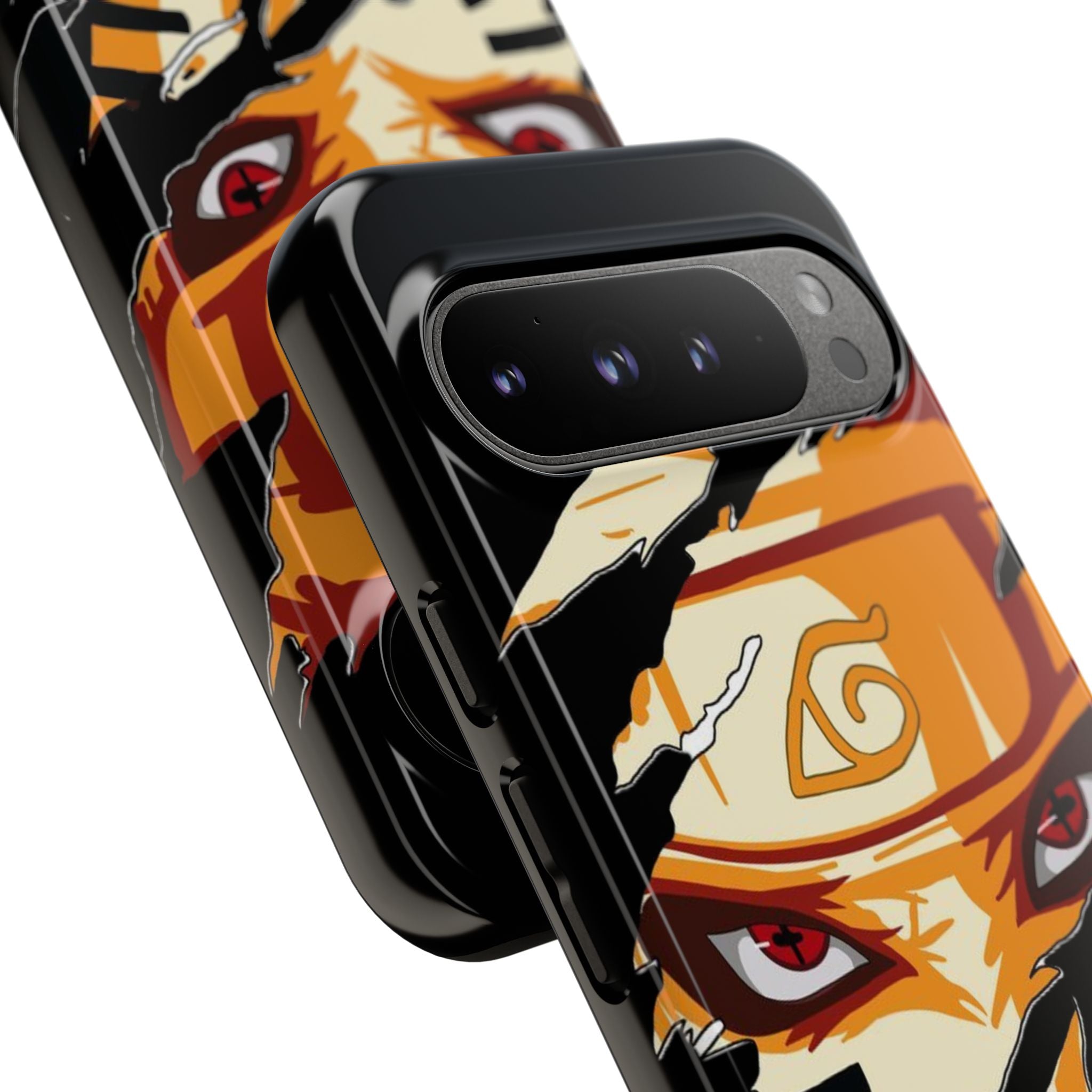 Anime Ninja Phone Case — Intense Shredded Mask Design (Tough Cases)