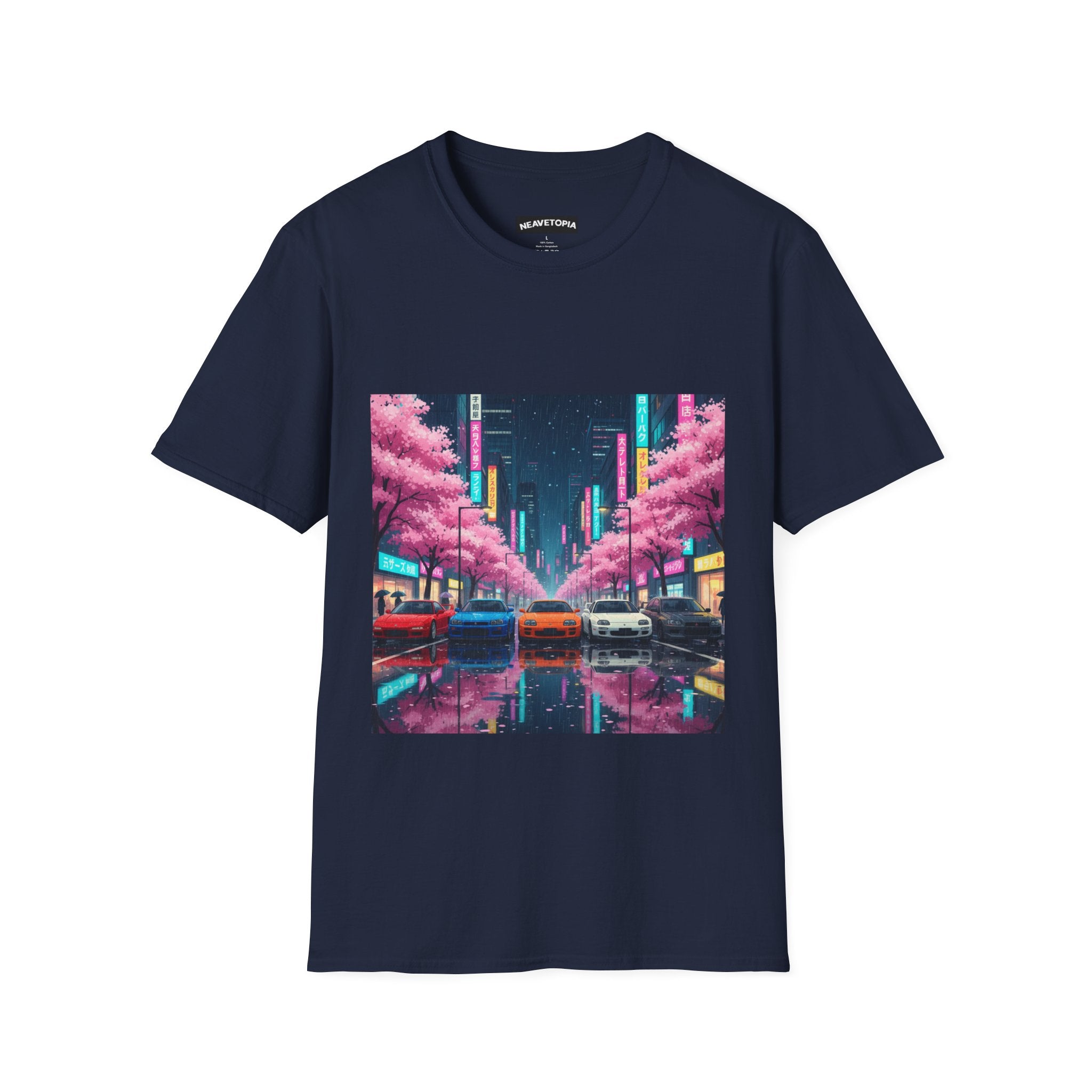 Anime Style Retro Dreamy JDM cars Street Unisex Softstyle T-Shirt