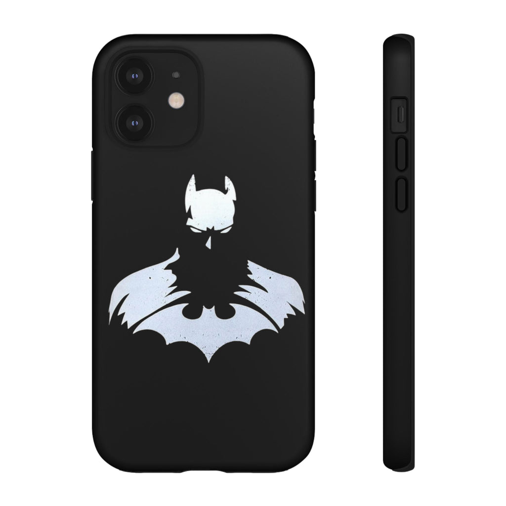 Batman Silhouette Tough Phone Case — Dark Knight Black Protective Cover