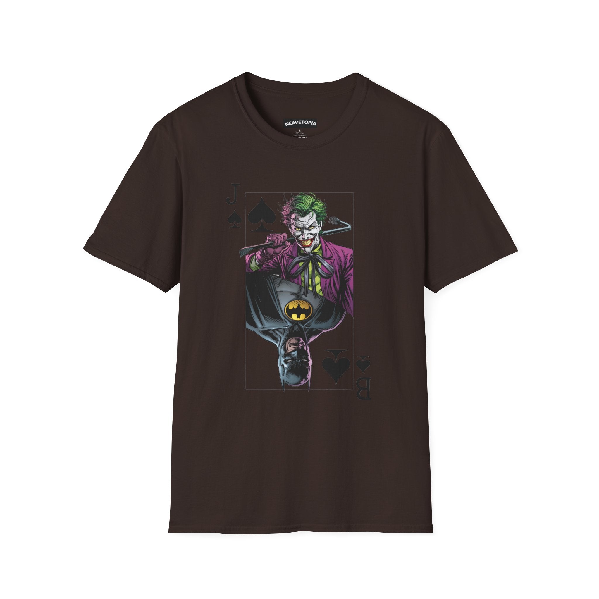 Joker Playing Card T-Shirt — Batman Villain Deck Graphic Tee