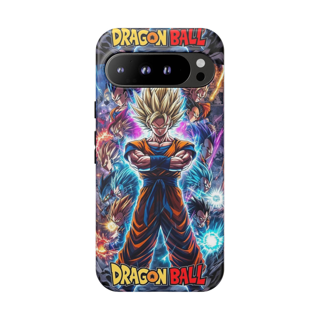 Dragon Ball Super Saiyan Phone Case — Goku Anime Tough Case