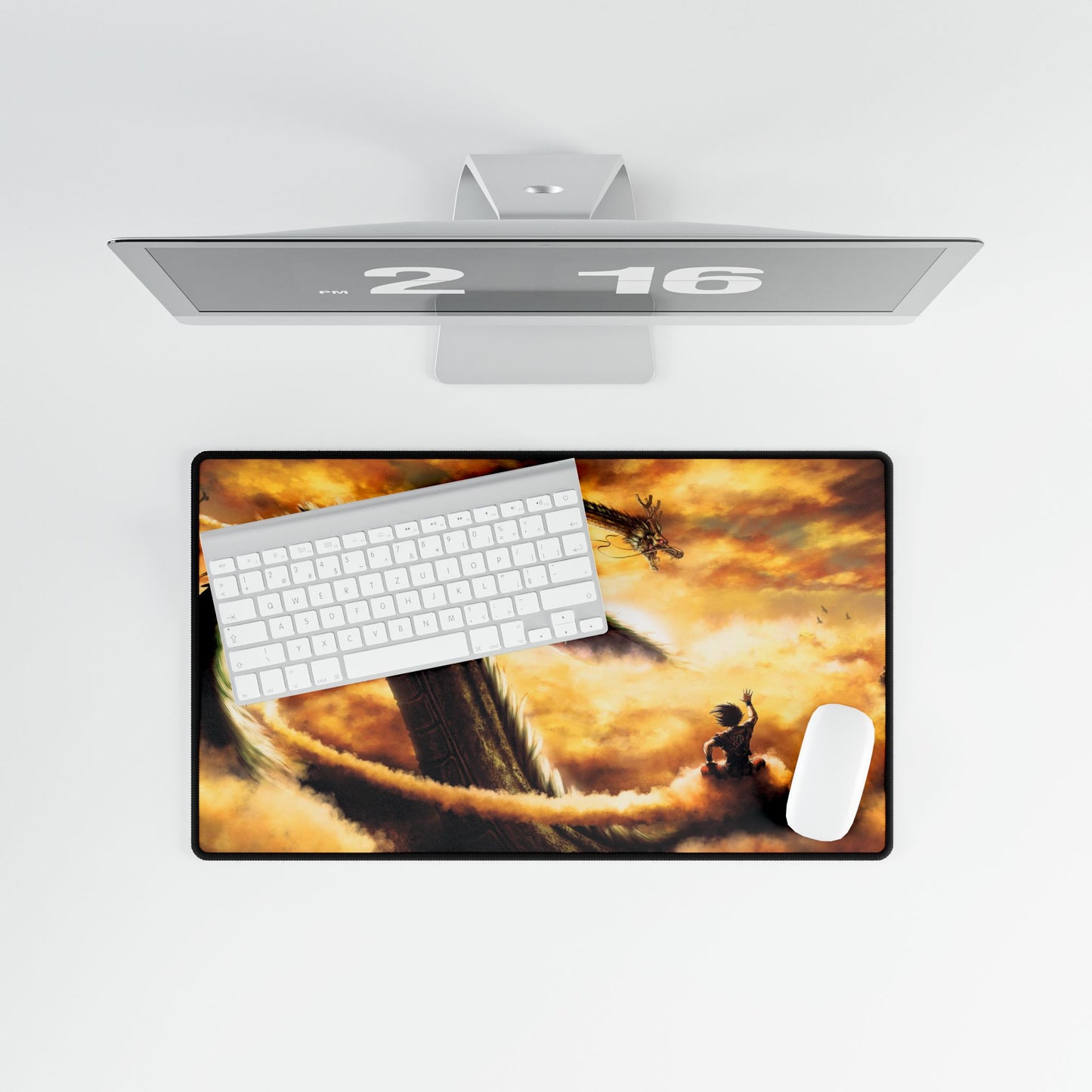 Dragonball Goku Desk Mat – Fantasy Gaming Keyboard Mouse Pad