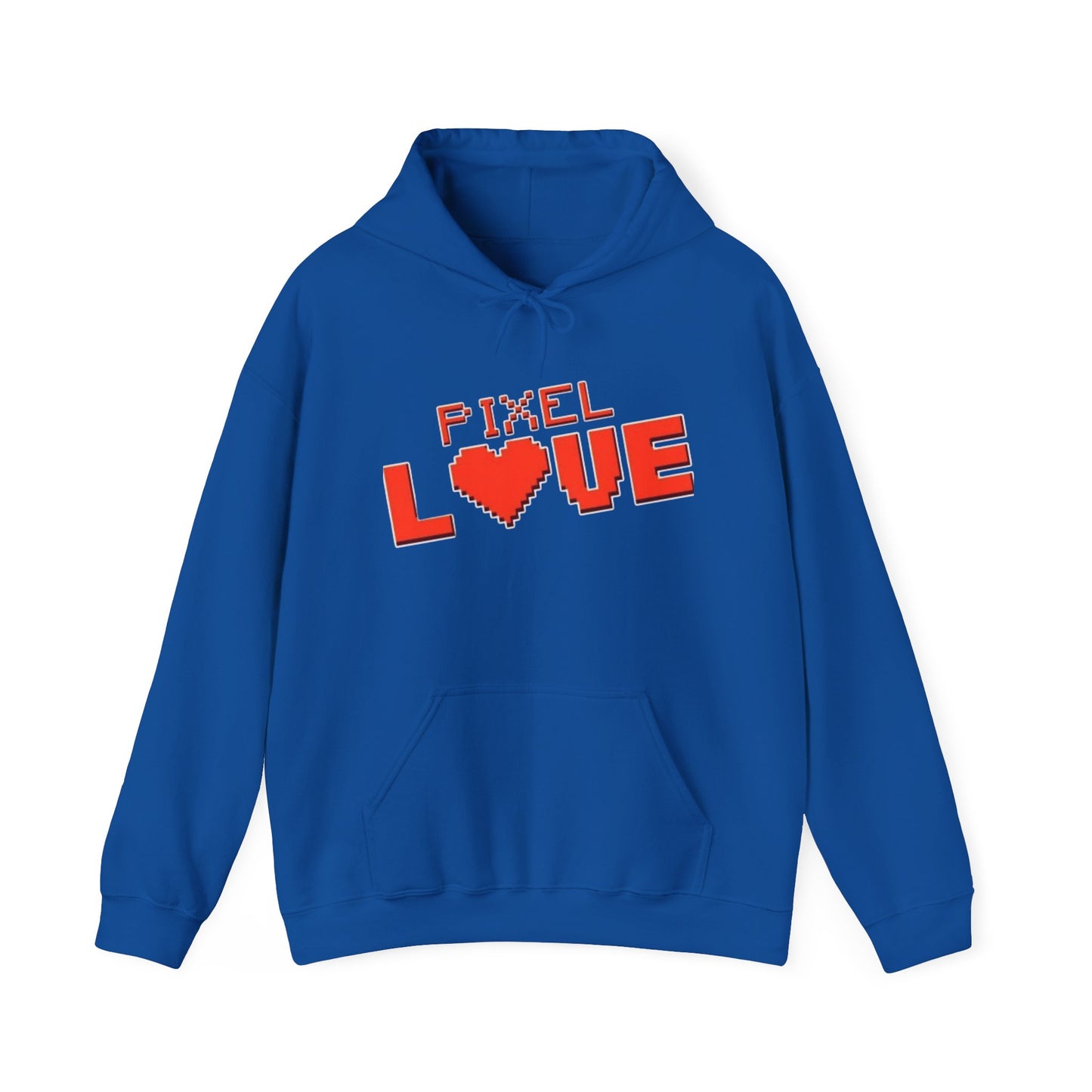 Pixel Love Hoodie – Retro 8-Bit Herz Gamer Valentinstags-Sweatshirt