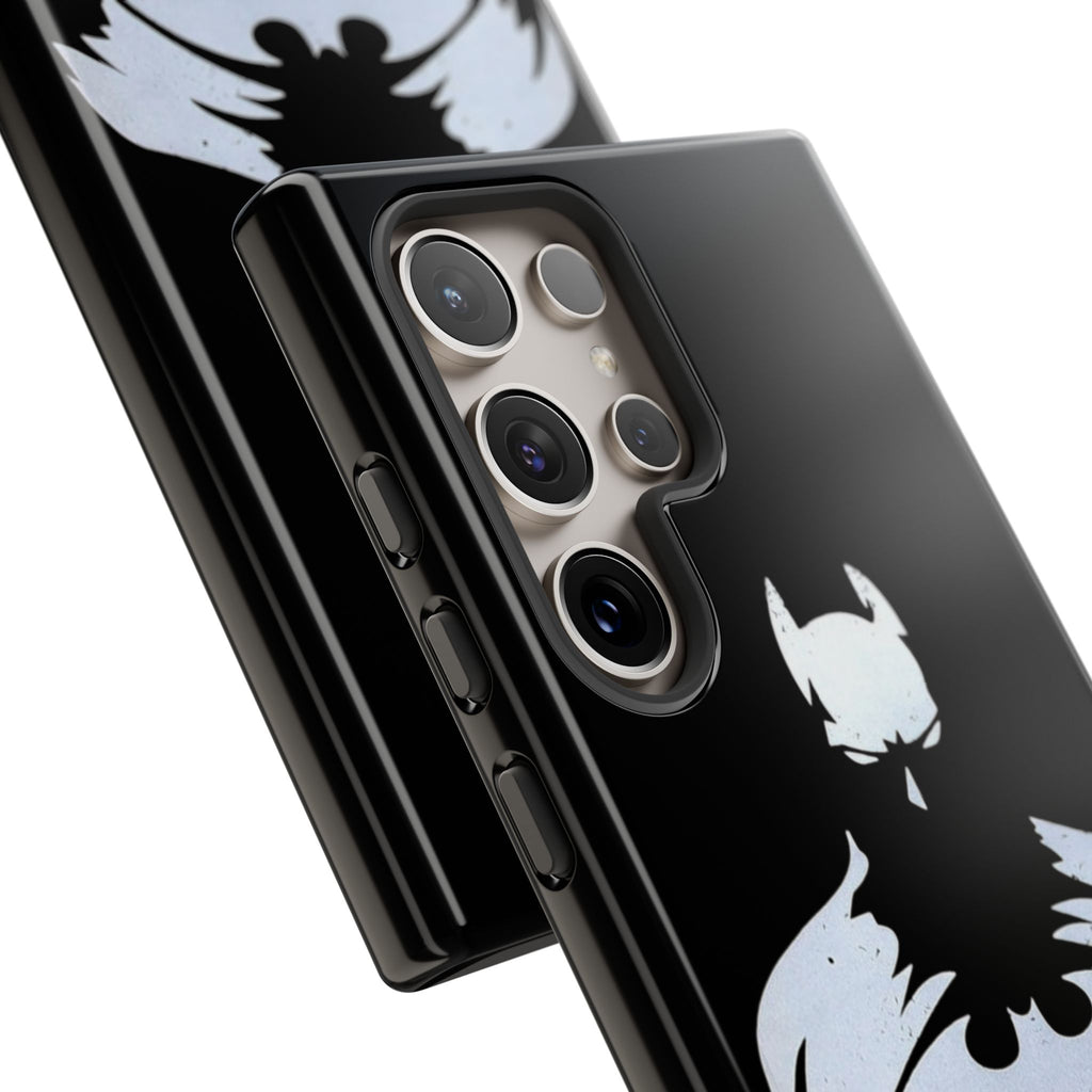 Batman Silhouette Tough Phone Case — Dark Knight Black Protective Cover