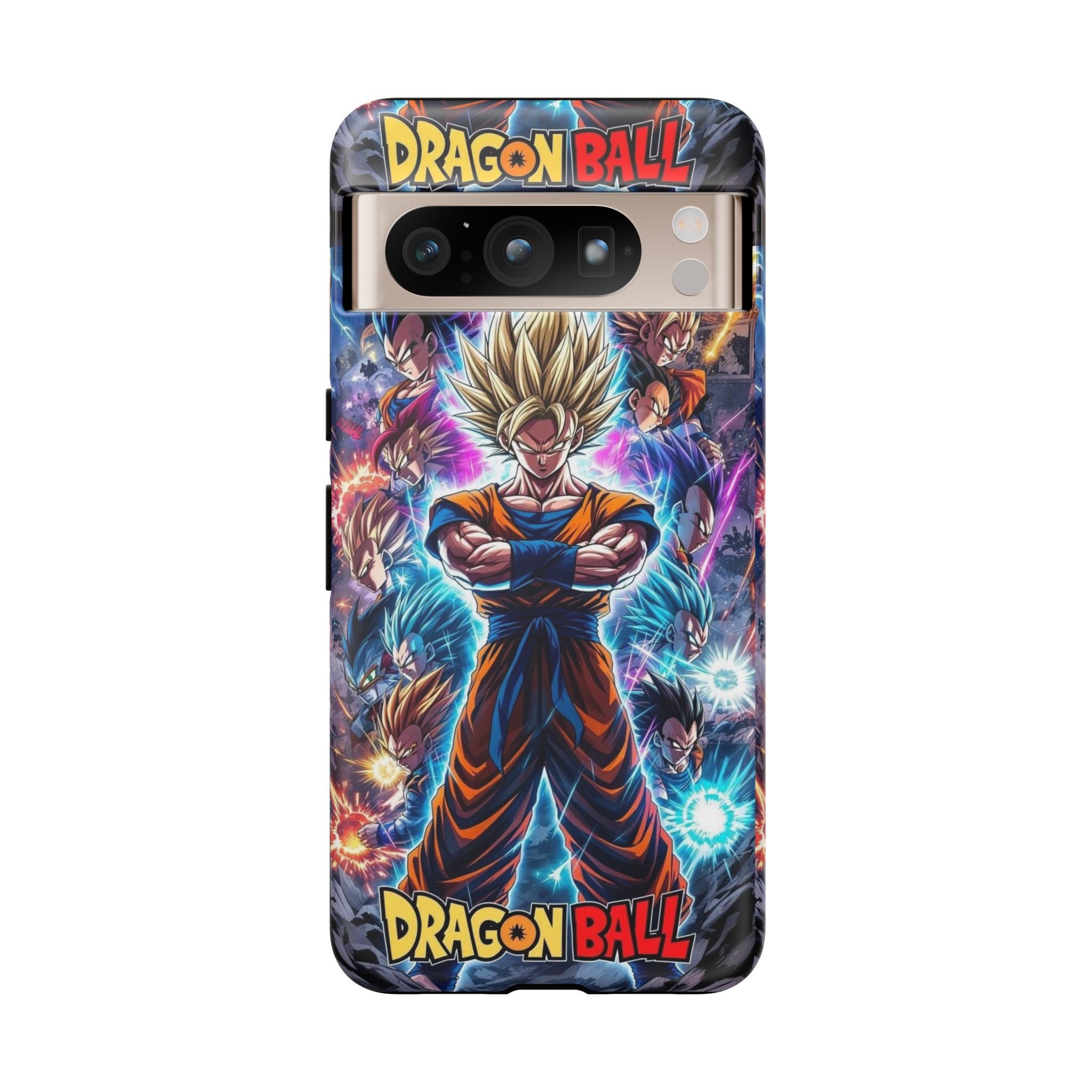 Dragon Ball Super Saiyan Phone Case — Goku Anime Tough Case