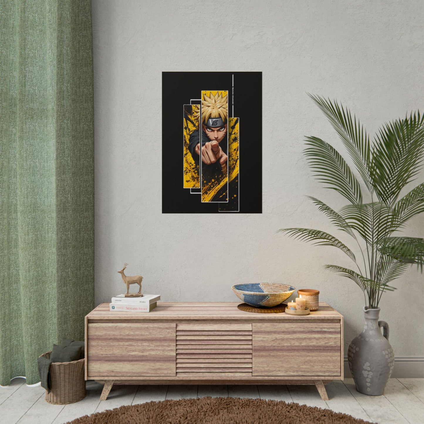 Naruto Art-Poster – Dynamischer Anime-Wanddruck (Gerollter Poster)