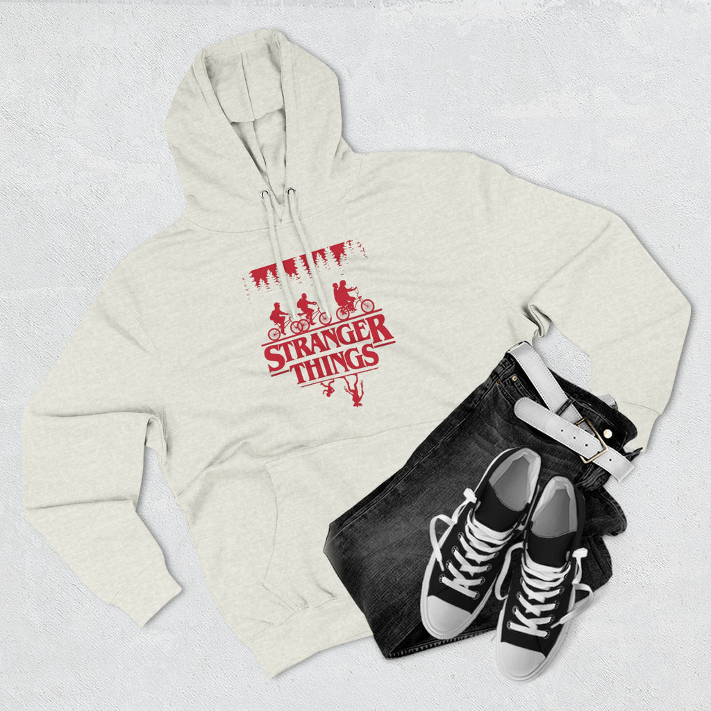 Copy of Stranger Things Fleece Hoodie – Retro Outline Logo Pullover
