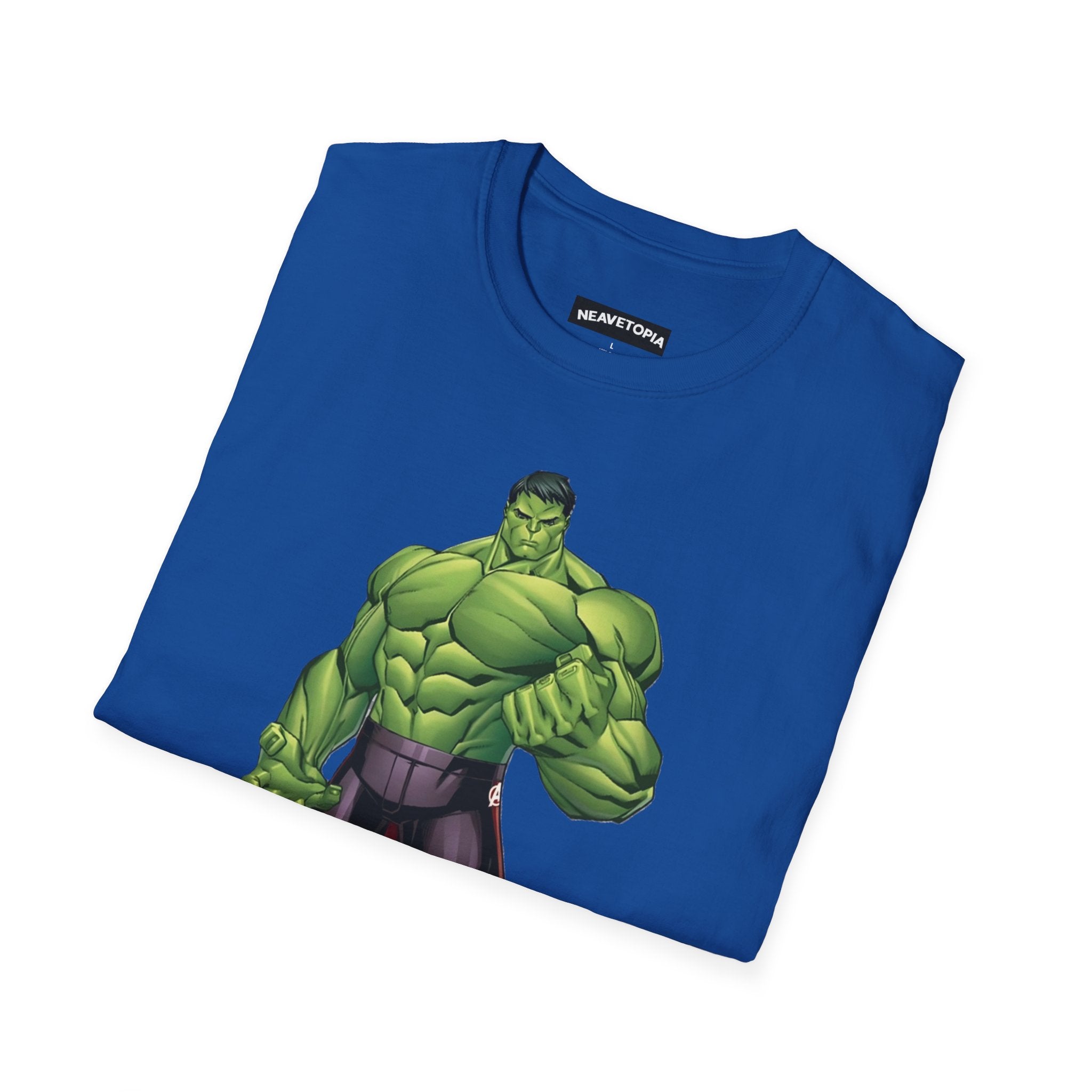Hulk Avengers Logo T-Shirt — Marvel Hero Collage Graphic Tee
