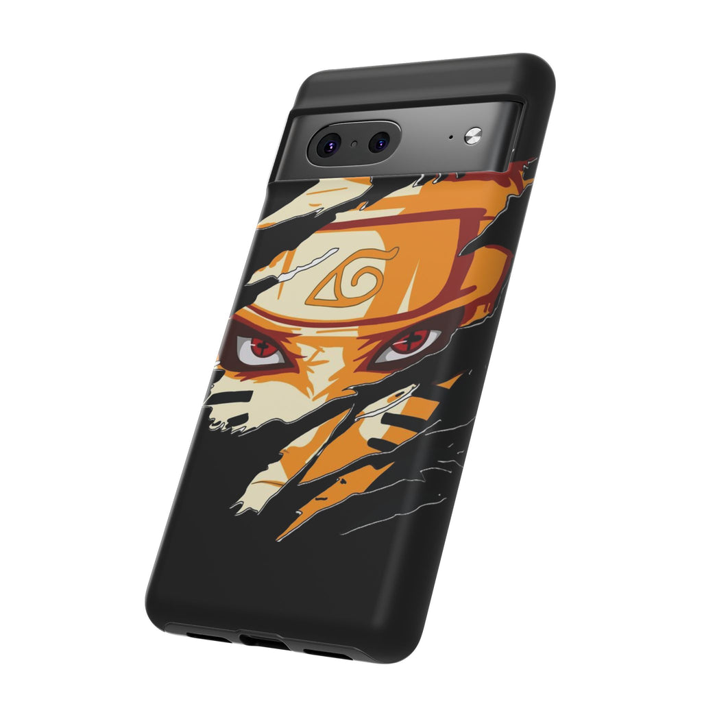 Anime Ninja Phone Case — Intense Shredded Mask Design (Tough Cases)