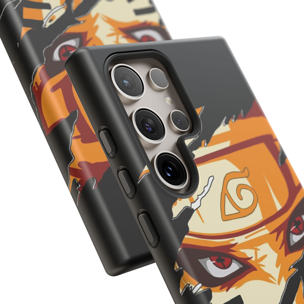 Anime Ninja Phone Case — Intense Shredded Mask Design (Tough Cases)