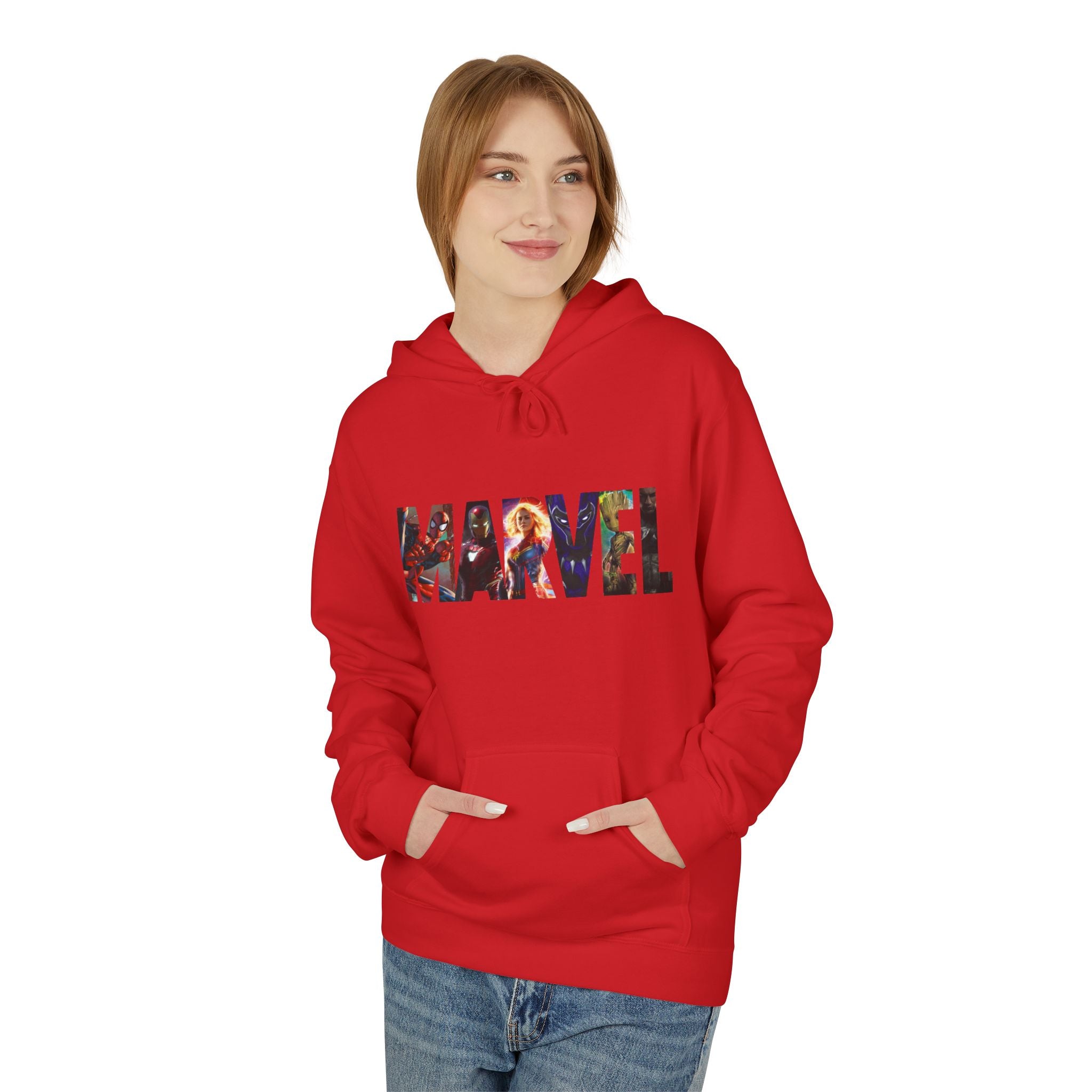 Marvel Logo Hoodie — Graphic Superhero Pullover