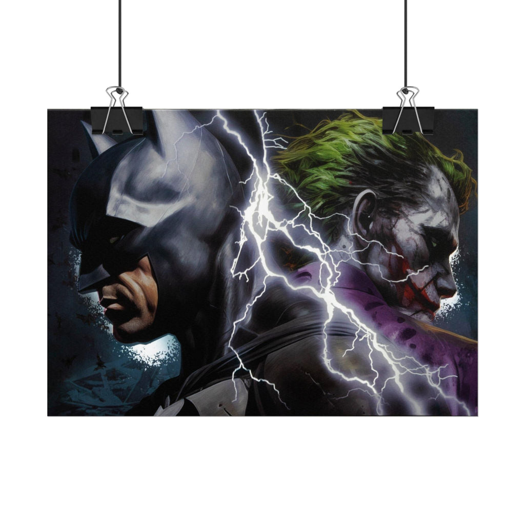 Batman vs Joker Lightning Poster