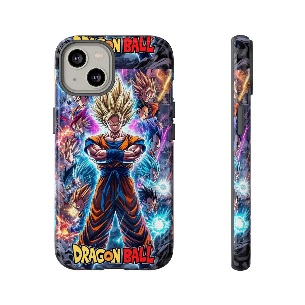 Dragon Ball Super Saiyan Phone Case — Goku Anime Tough Case