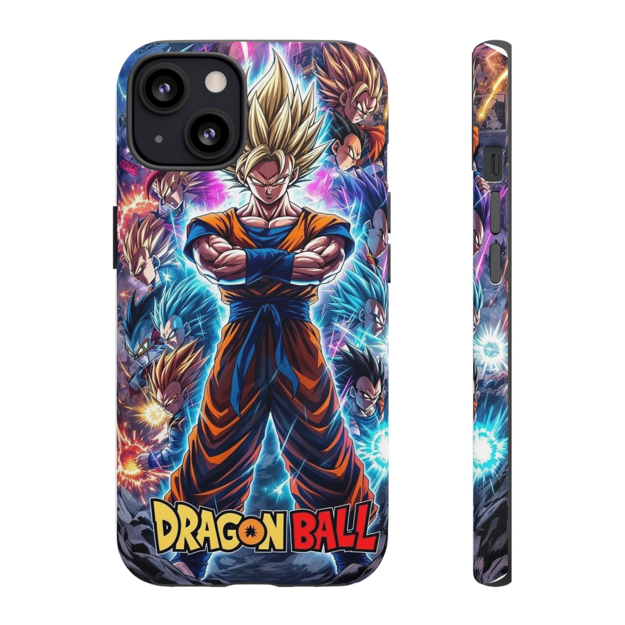 Dragon Ball Super Saiyan Phone Case — Goku Anime Tough Case
