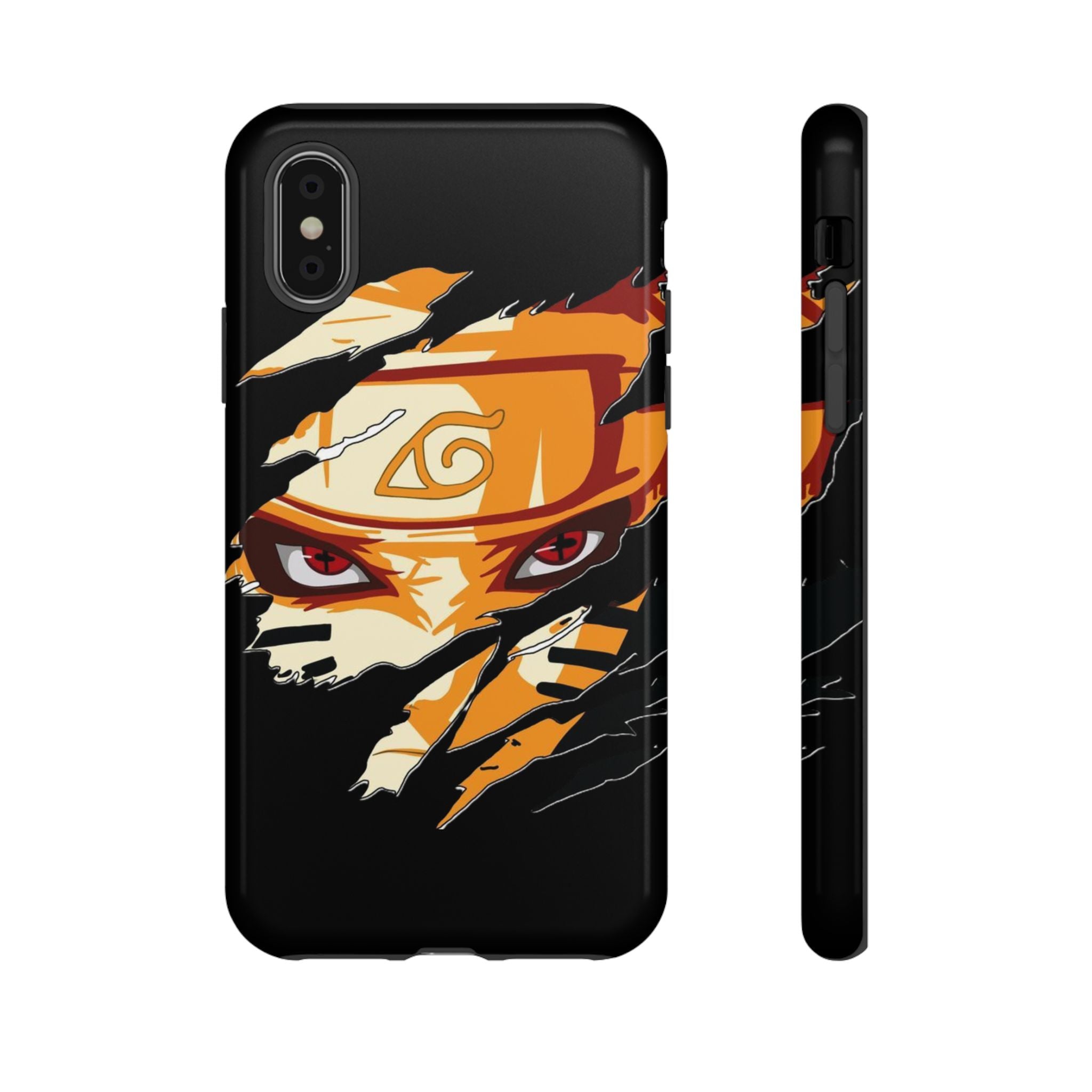 Anime Ninja Phone Case — Intense Shredded Mask Design (Tough Cases)