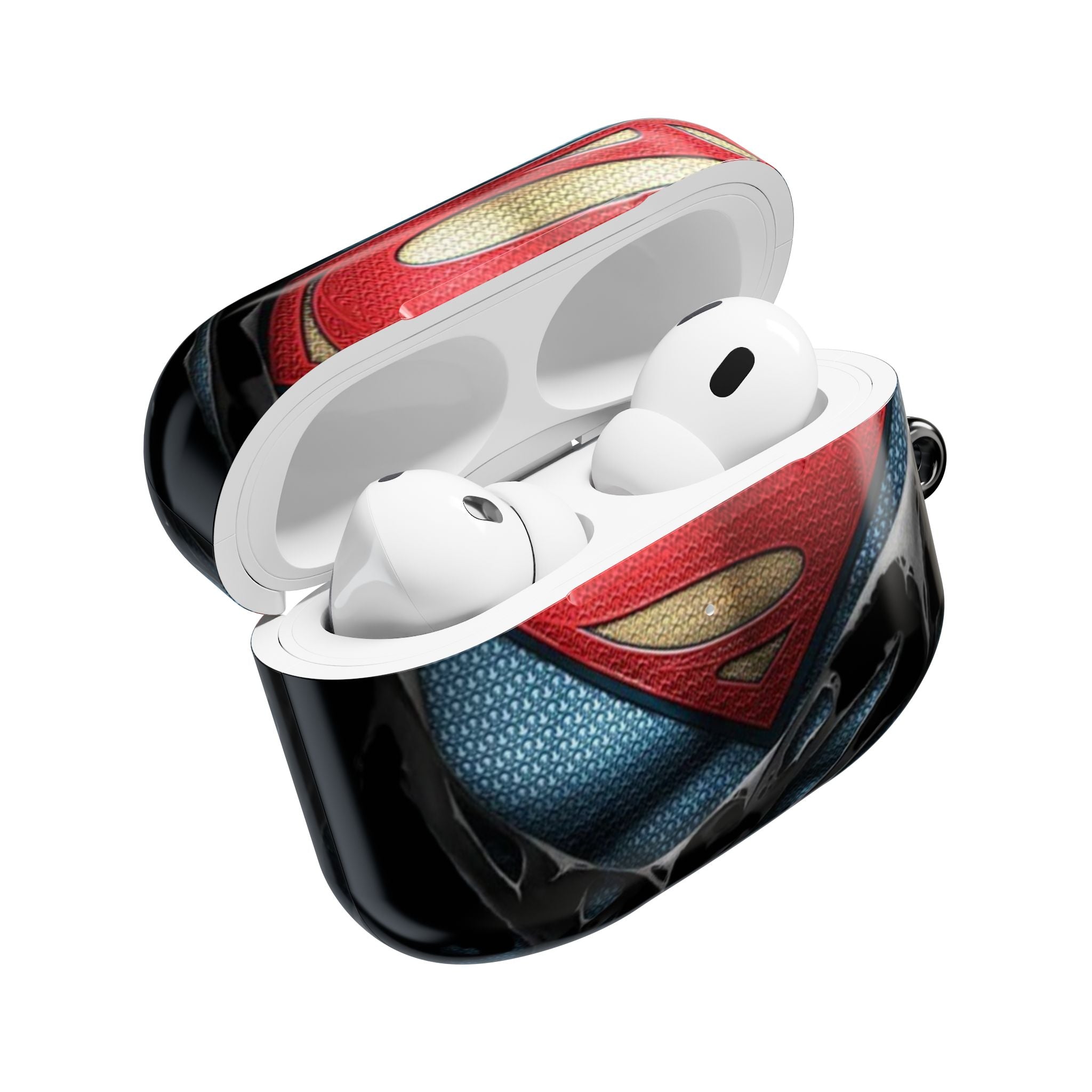 Superman Logo AirPod Case — Heroic Comic Superhero Protective Cover