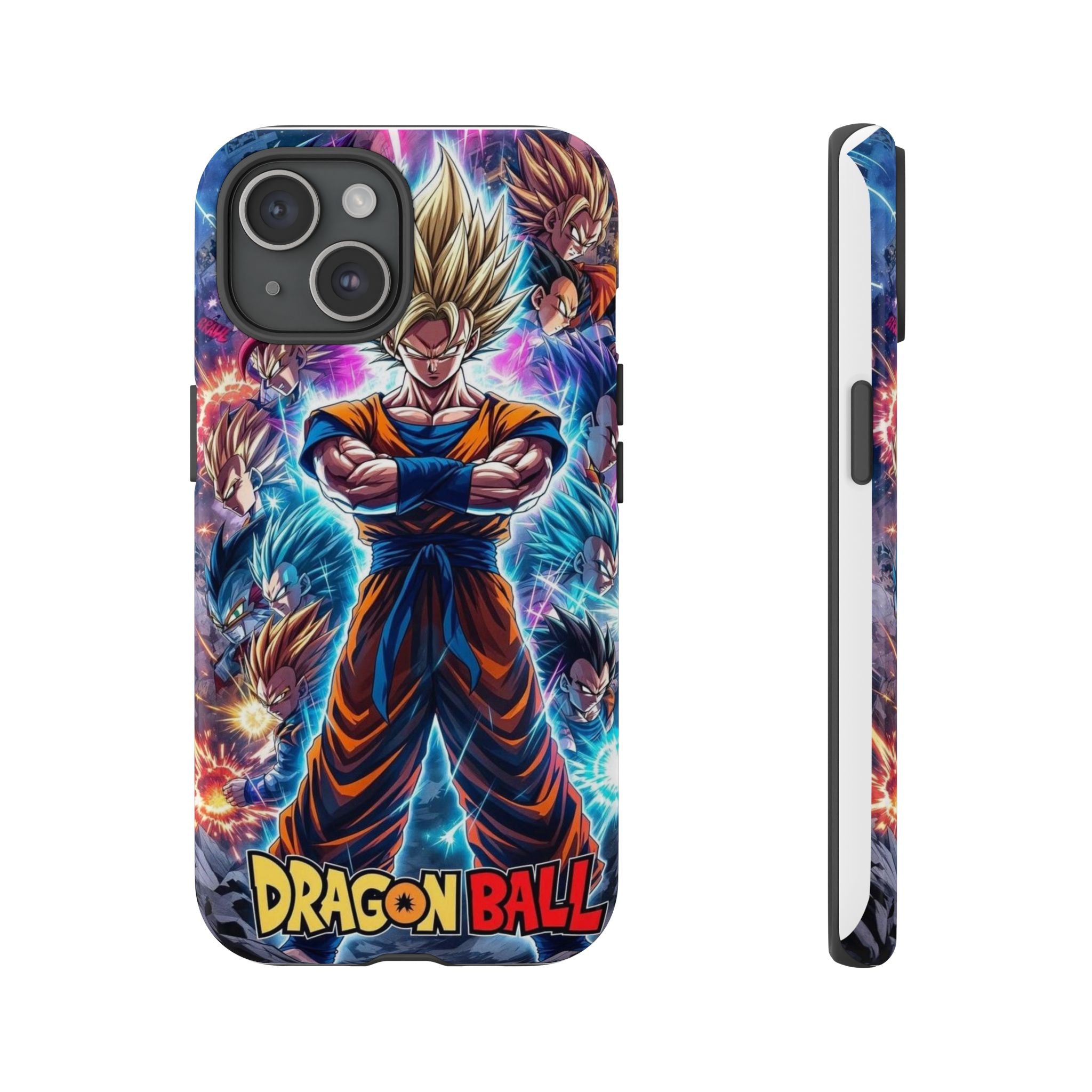Dragon Ball Super Saiyan Phone Case — Goku Anime Tough Case