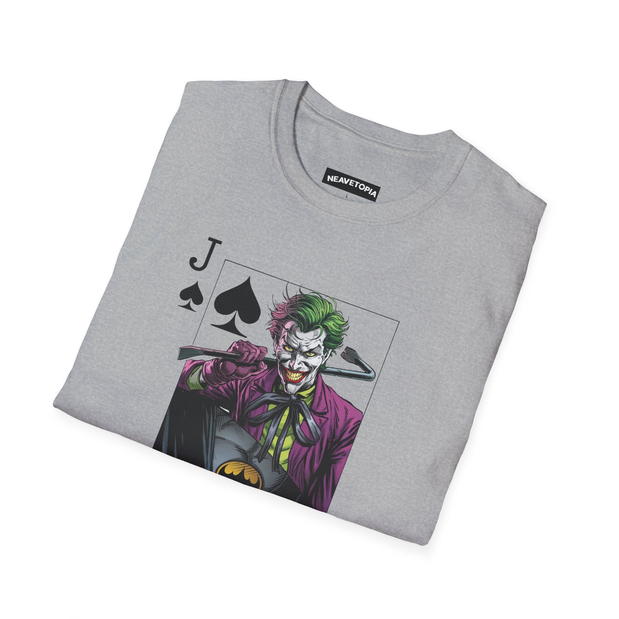 Joker Playing Card T-Shirt — Batman Villain Deck Graphic Tee
