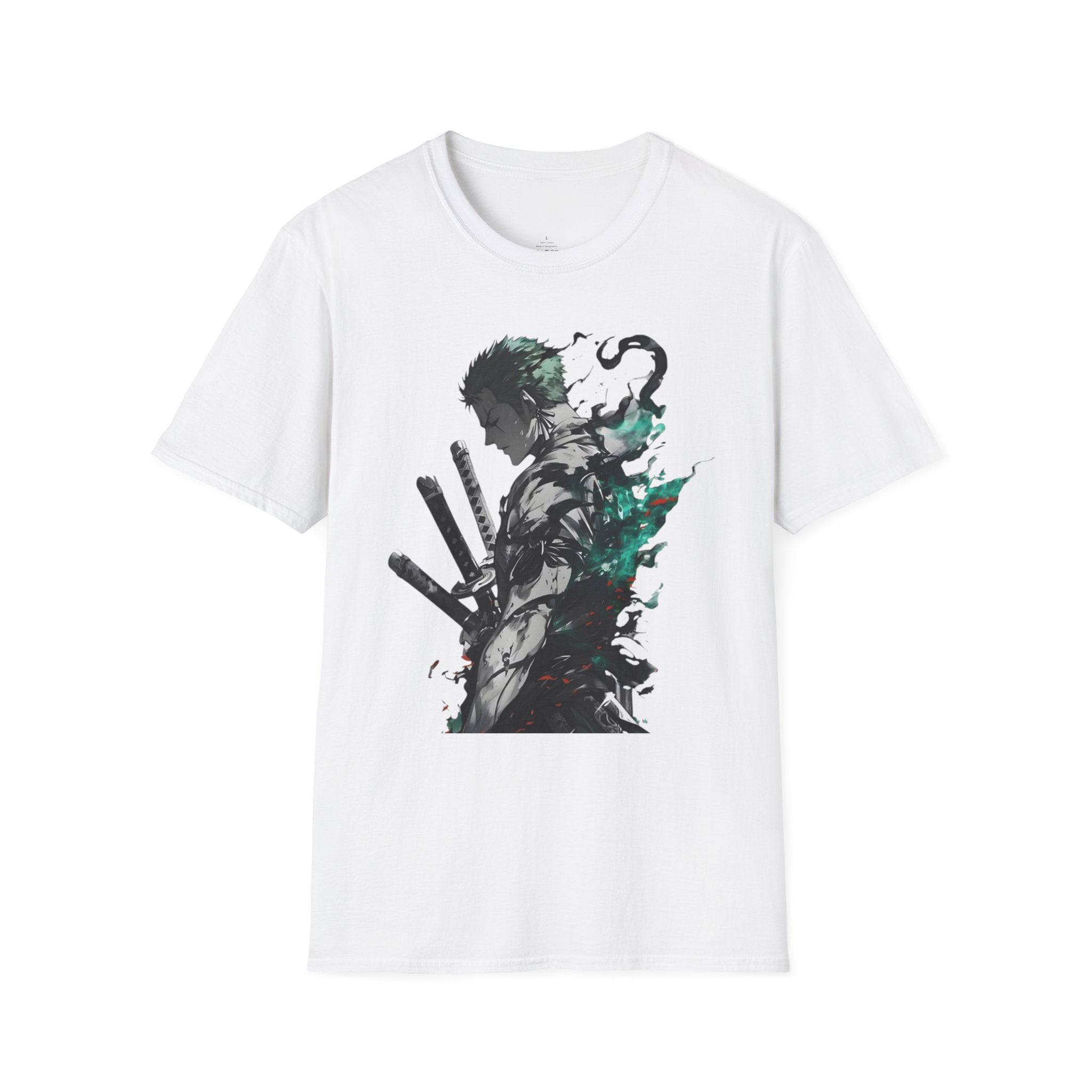 One Piece Zoro  Graffiti Portrait T-Shirt |  Street Art Style