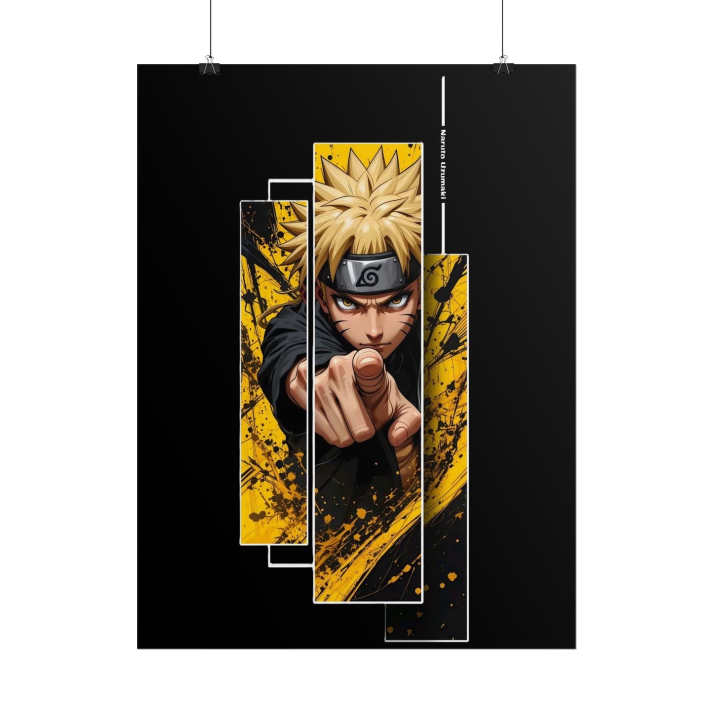 Naruto Art-Poster – Dynamischer Anime-Wanddruck (Gerollter Poster)