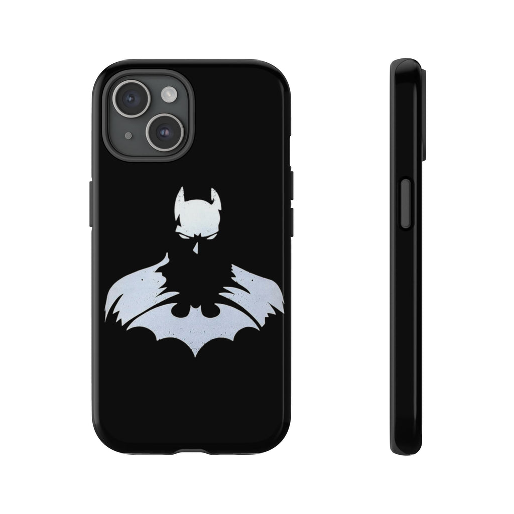 Batman Silhouette Tough Phone Case — Dark Knight Black Protective Cover