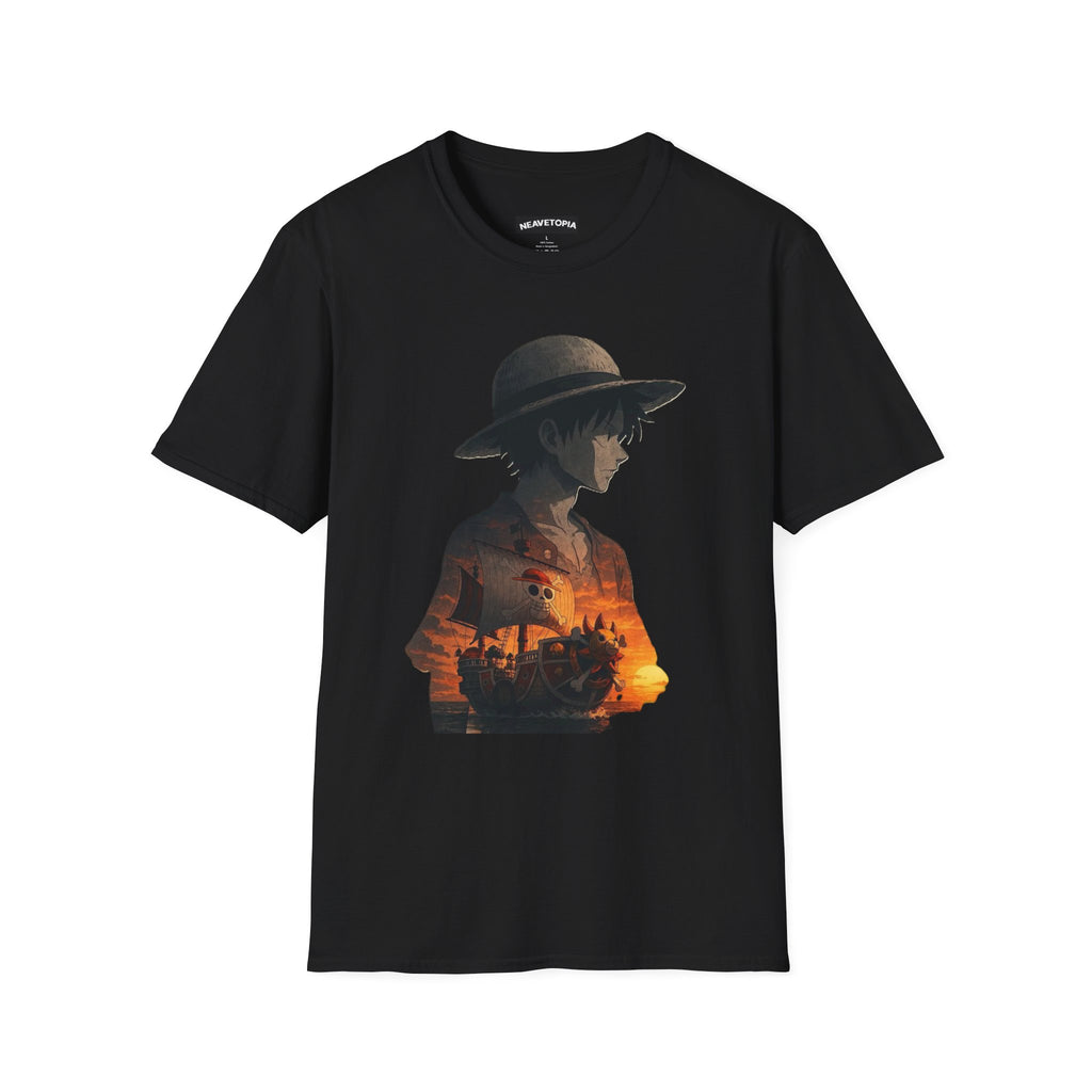 Monkey D. Luffy One Piece   Graffiti Portrait T-Shirt |  Street Art Style