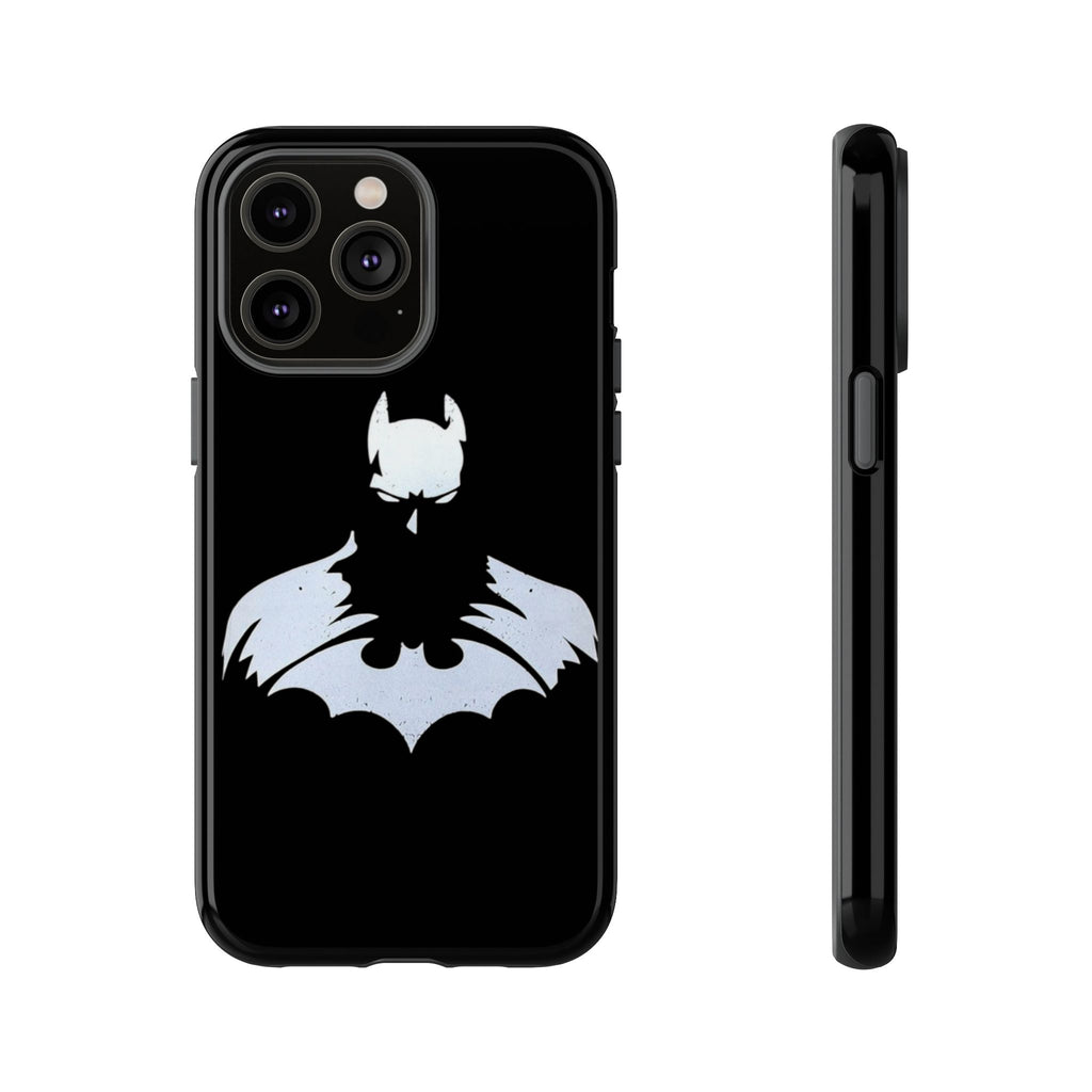 Batman Silhouette Tough Phone Case — Dark Knight Black Protective Cover