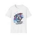 Jinxy Graffiti Portrait T-Shirt | Wanted Poster Street Art Style