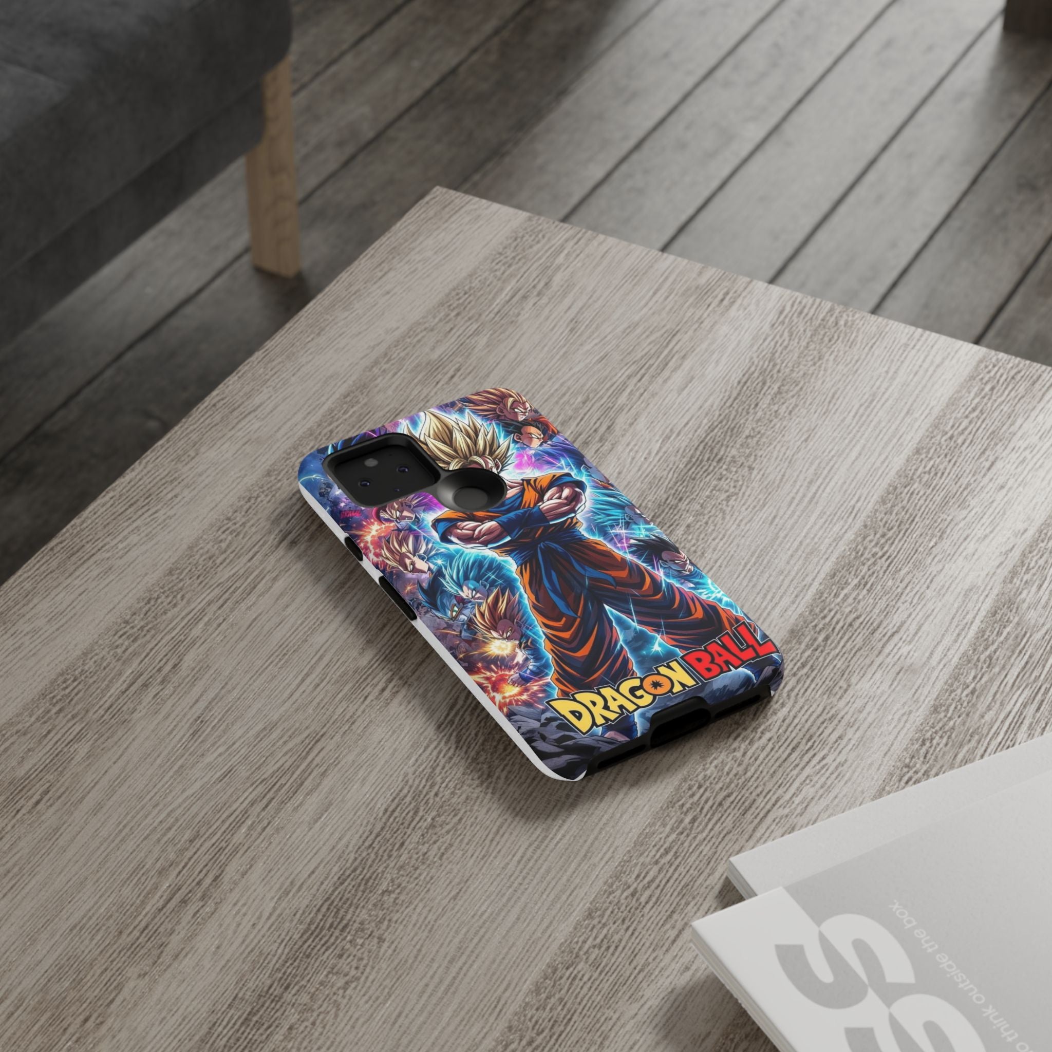 Dragon Ball Super Saiyan Phone Case — Goku Anime Tough Case