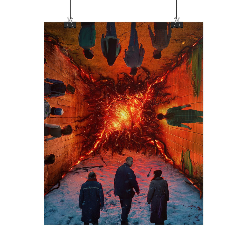 Stranger Things Upside-Down Portal Art Print