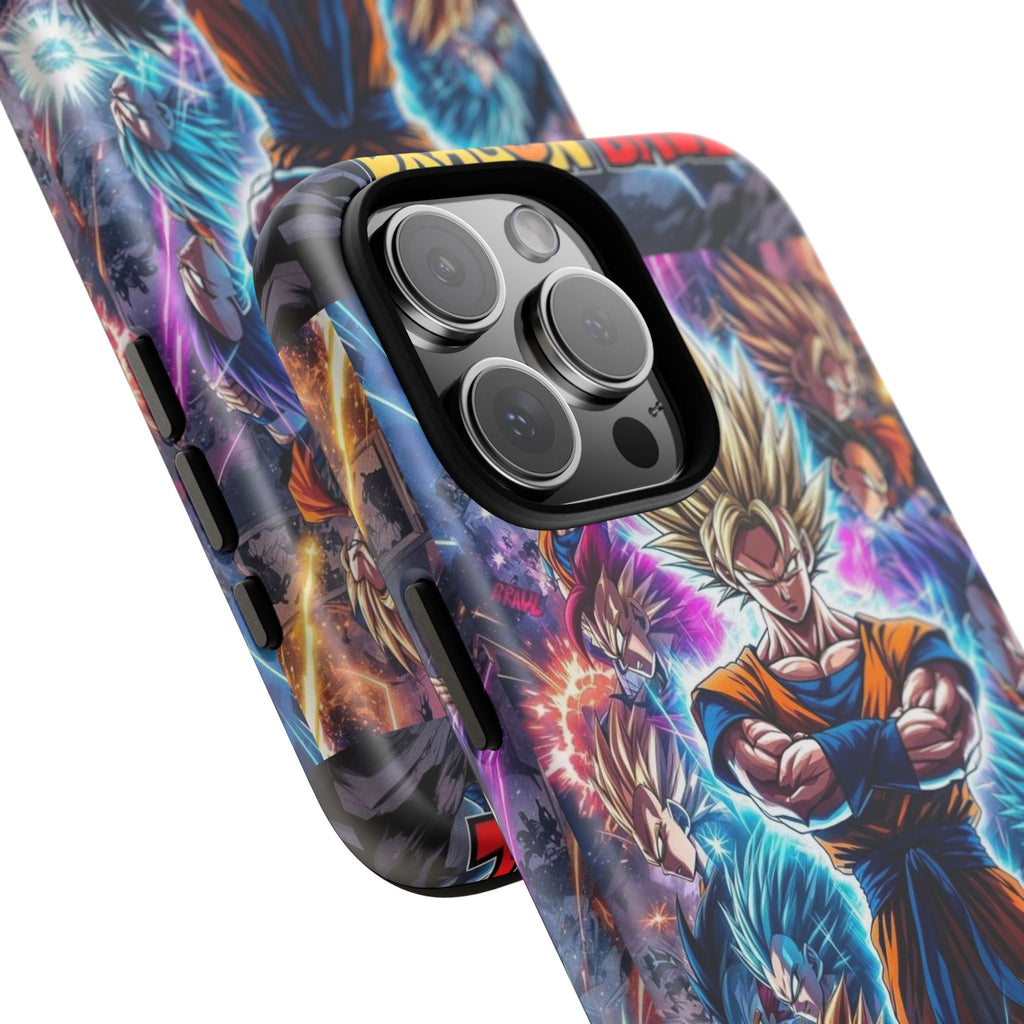 Dragon Ball Super Saiyan Phone Case — Goku Anime Tough Case