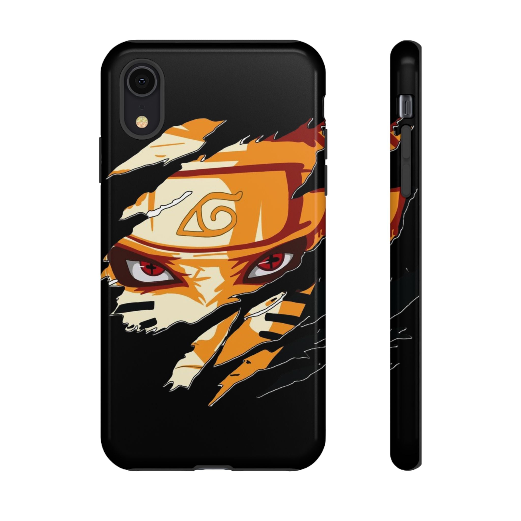 Anime Ninja Phone Case — Intense Shredded Mask Design (Tough Cases)